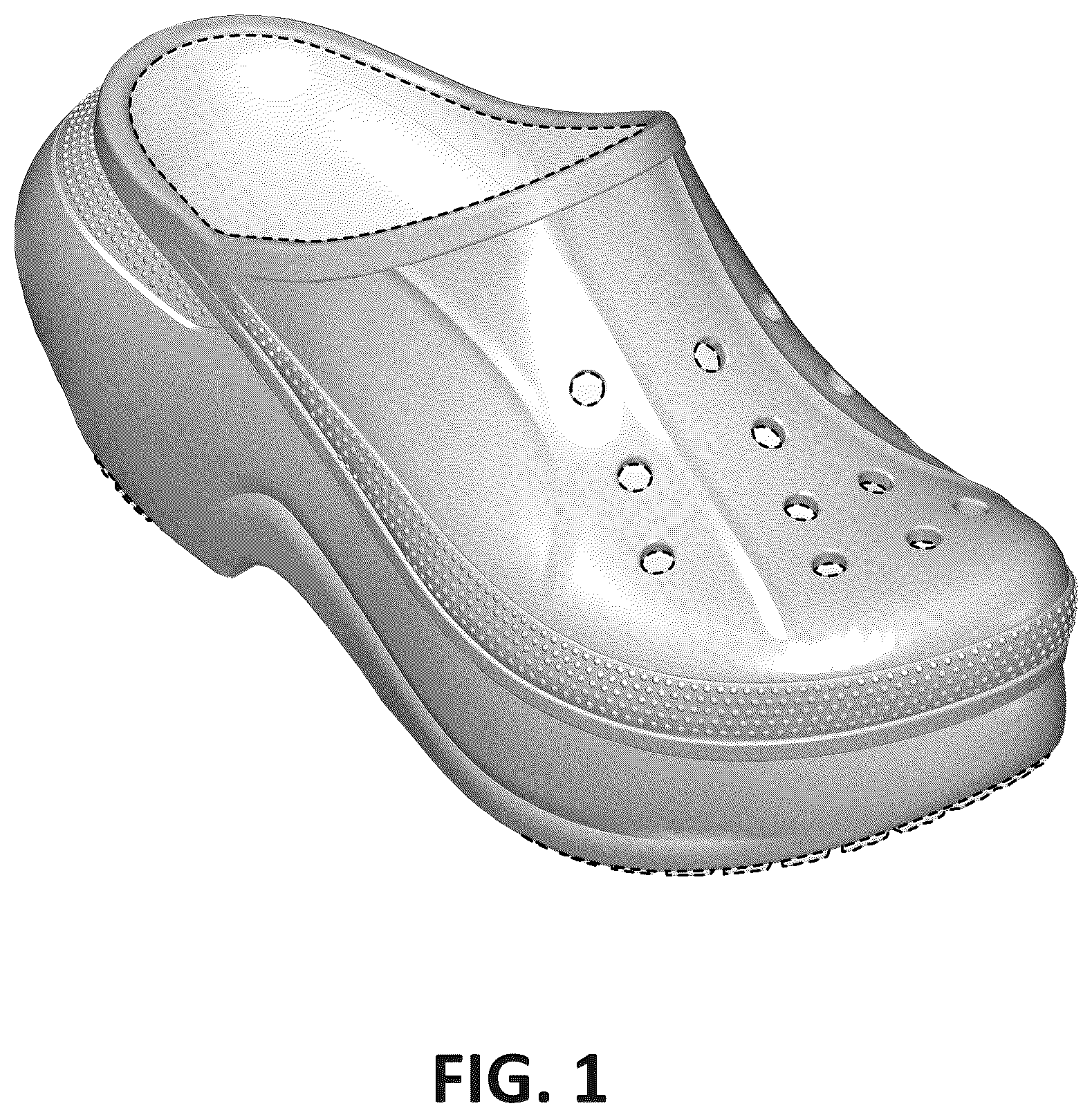 Patent USD1100449 — Footwear — Figure 1