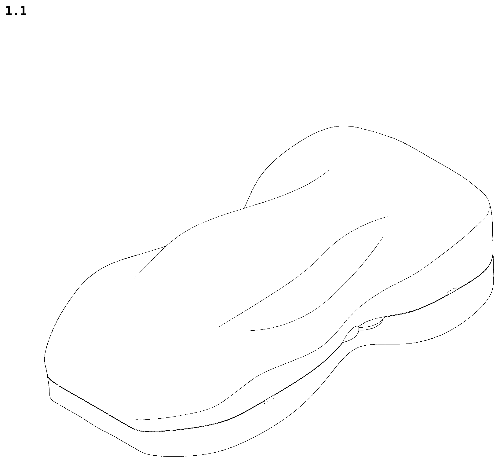 Patent USD1100493 — Clutch bag — Figure 1