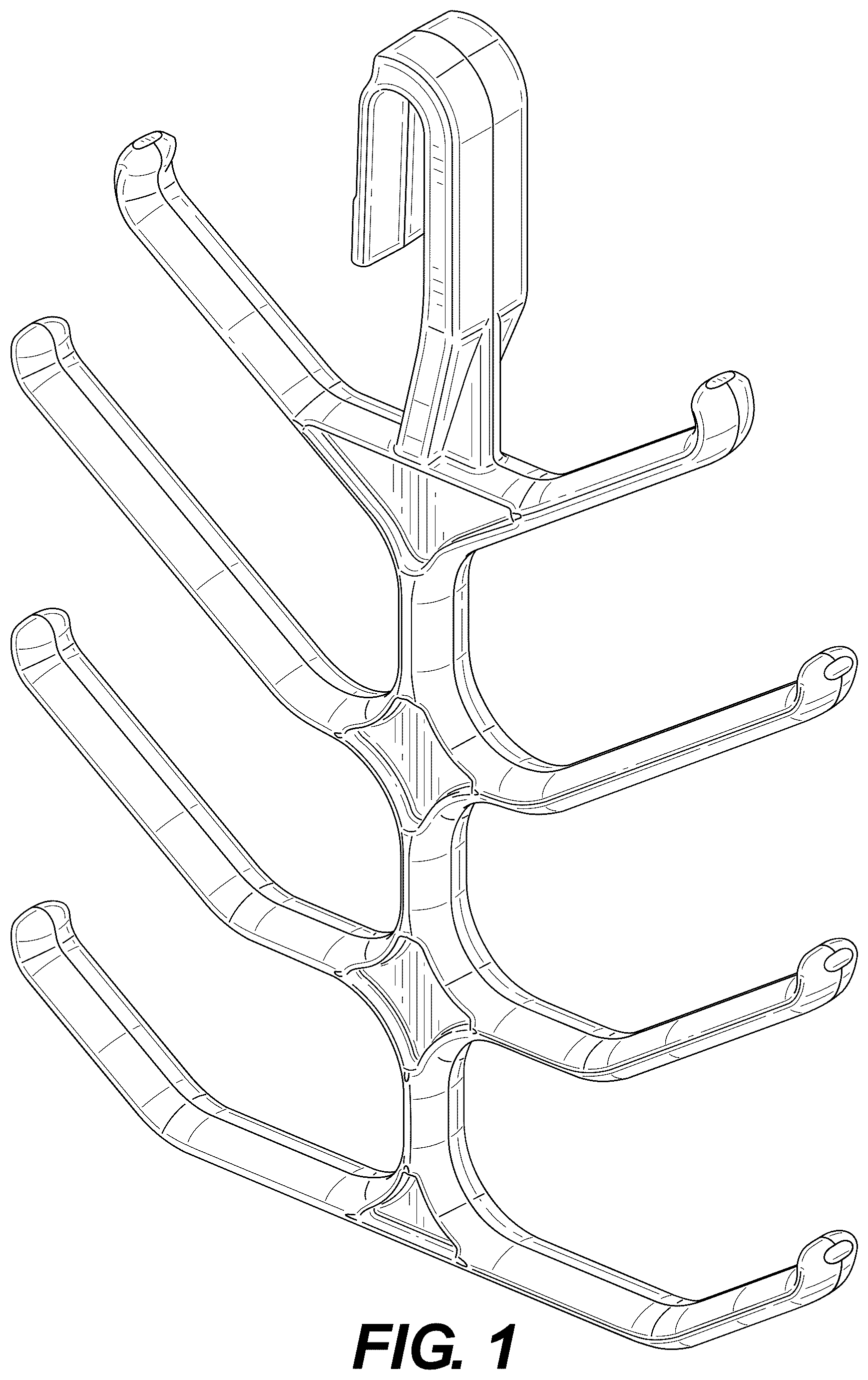 Patent USD1100515 Figure 1 – Messenger cable hanger