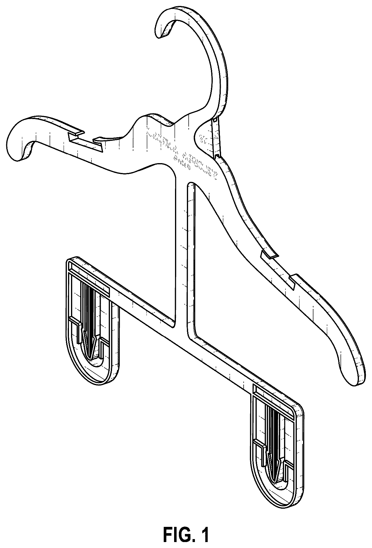 Patent USD1100518 Figure 1 – Hanger