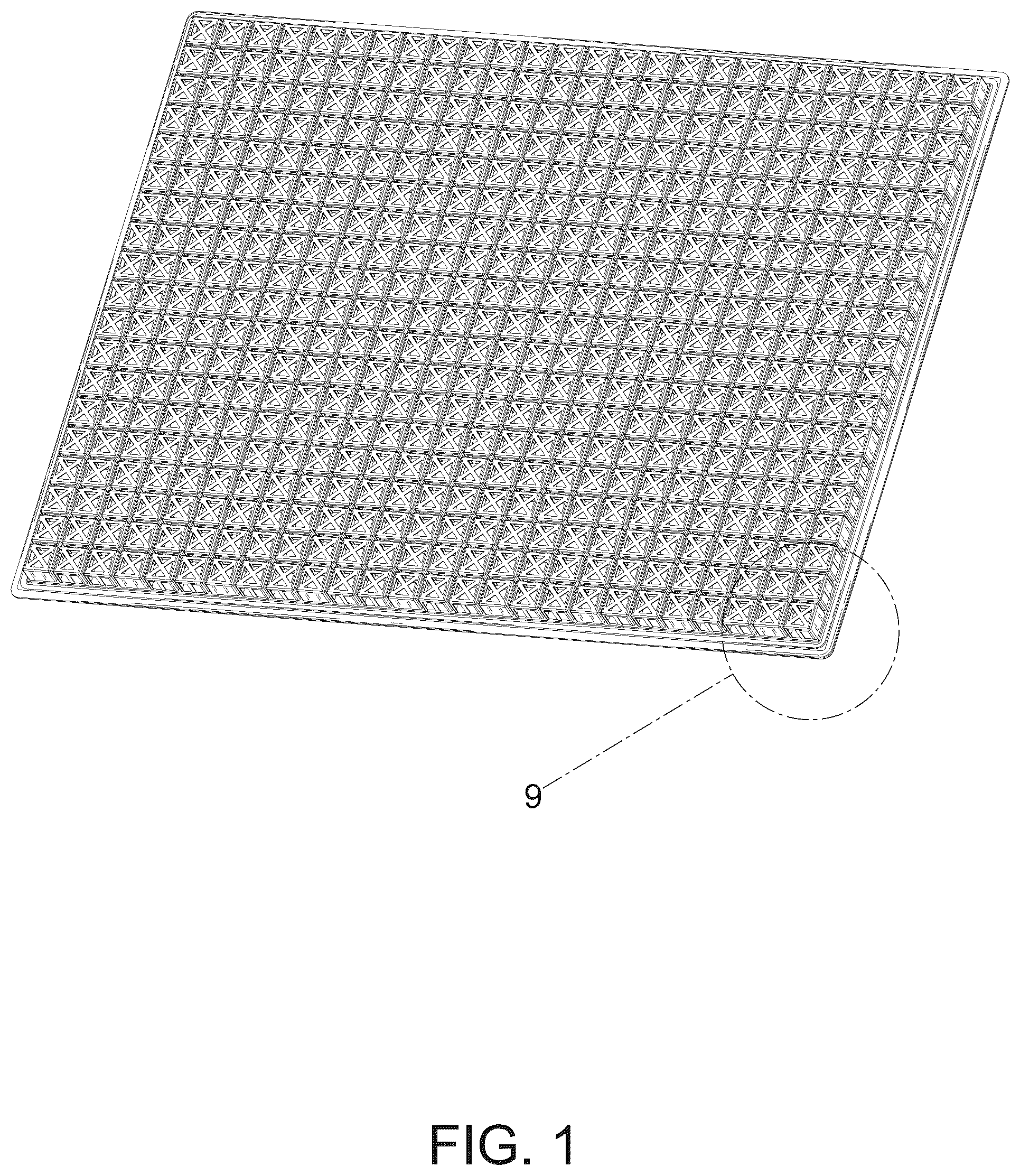 Patent USD1100543 Figure 1 – Seat cushion