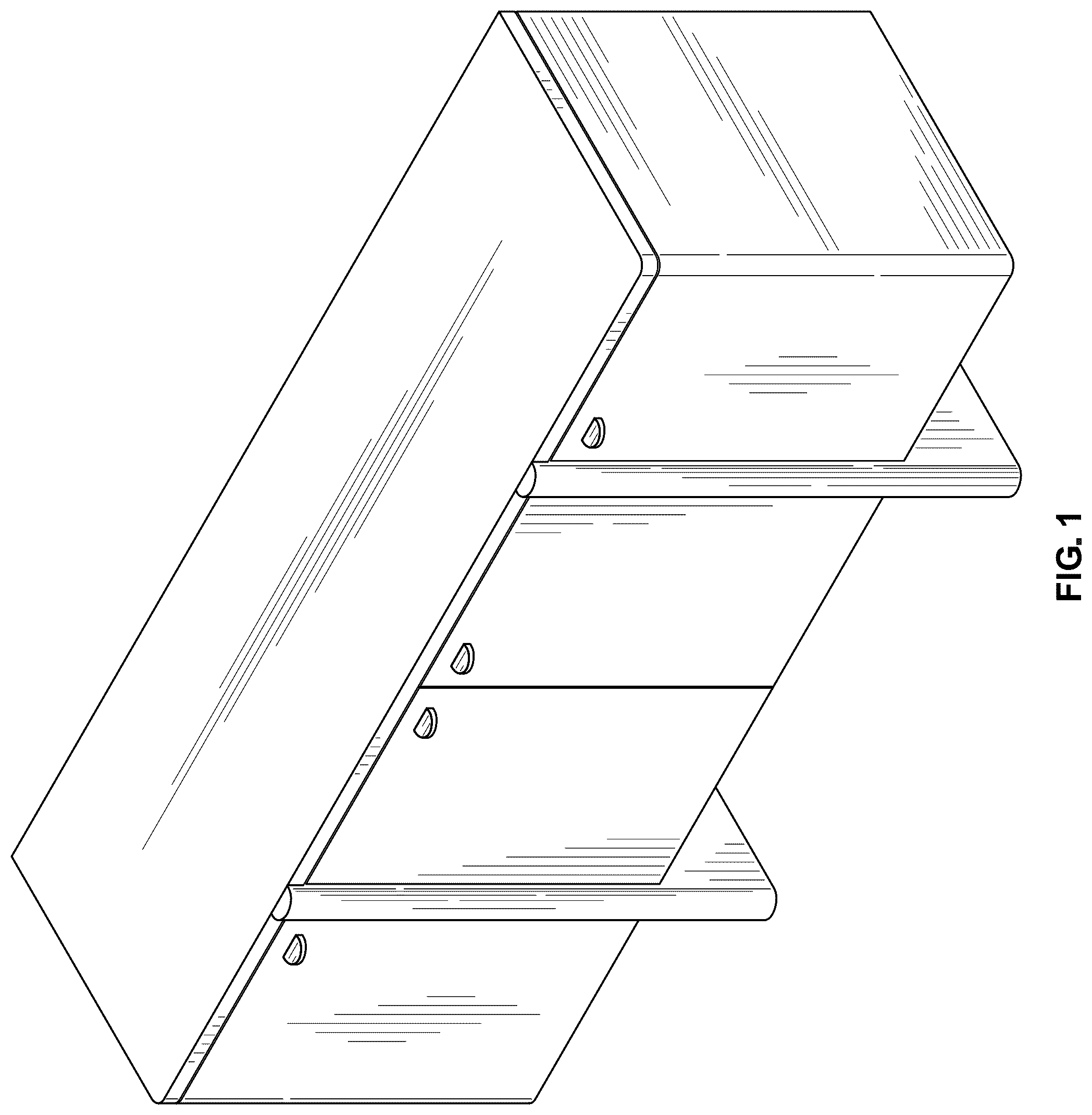 Patent USD1100550 Figure 1 – Buffet