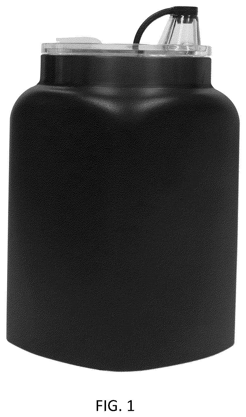 Patent USD1100591 Figure 1 – Water bottle