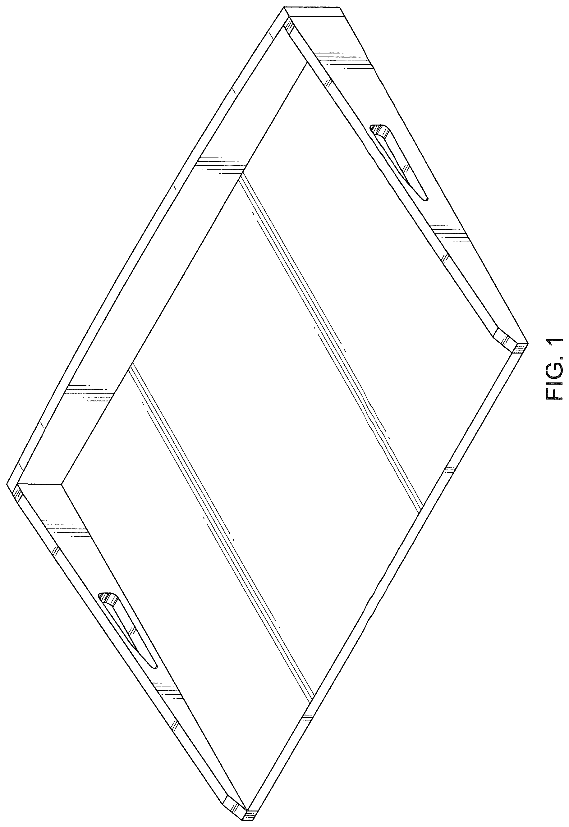 Patent USD1100593 — Food tray — Figure 1