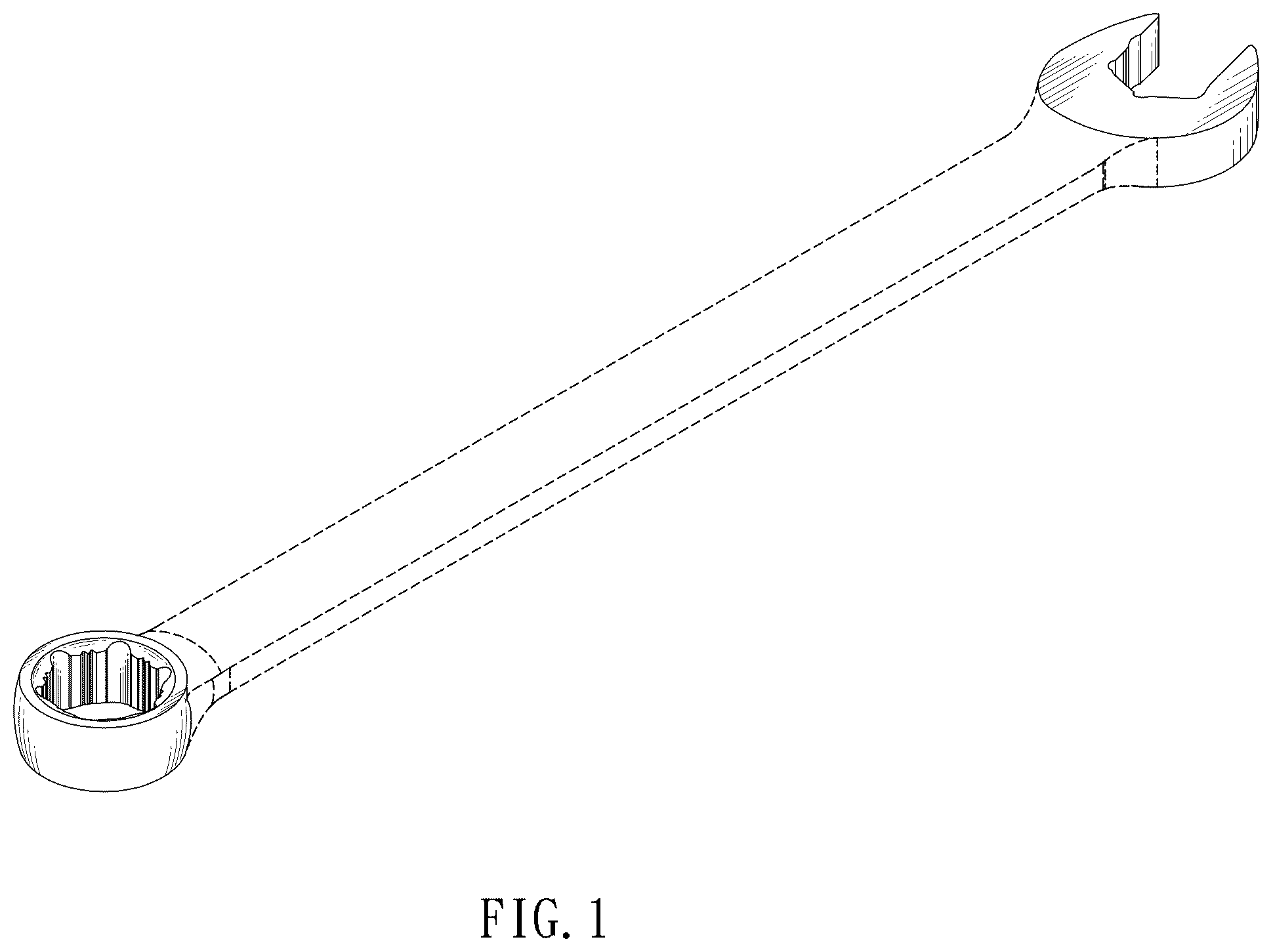 Patent USD1100614 — Combination wrench — Figure 1