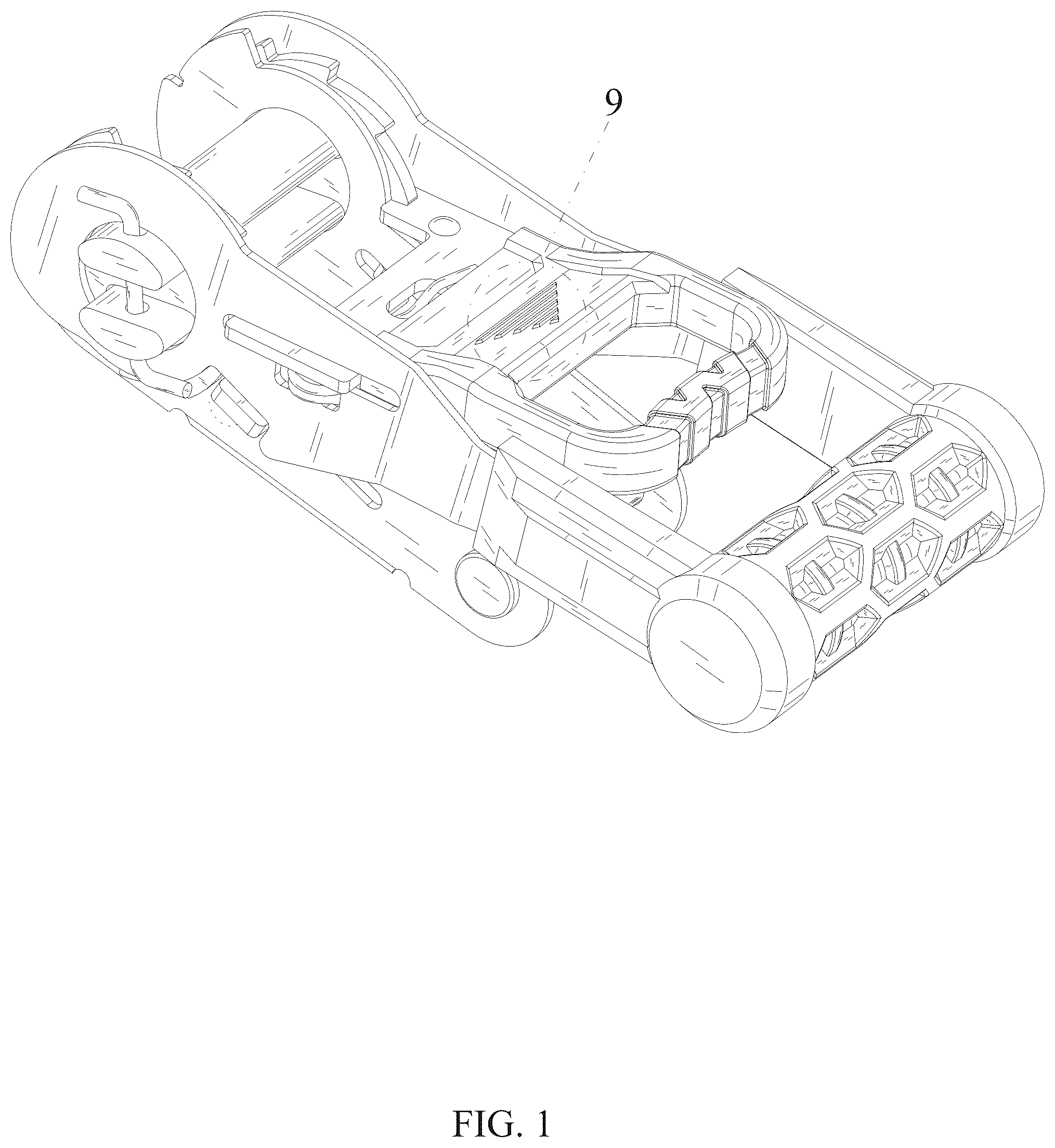 Patent USD1100616 Figure 1 – Ratchet buckle