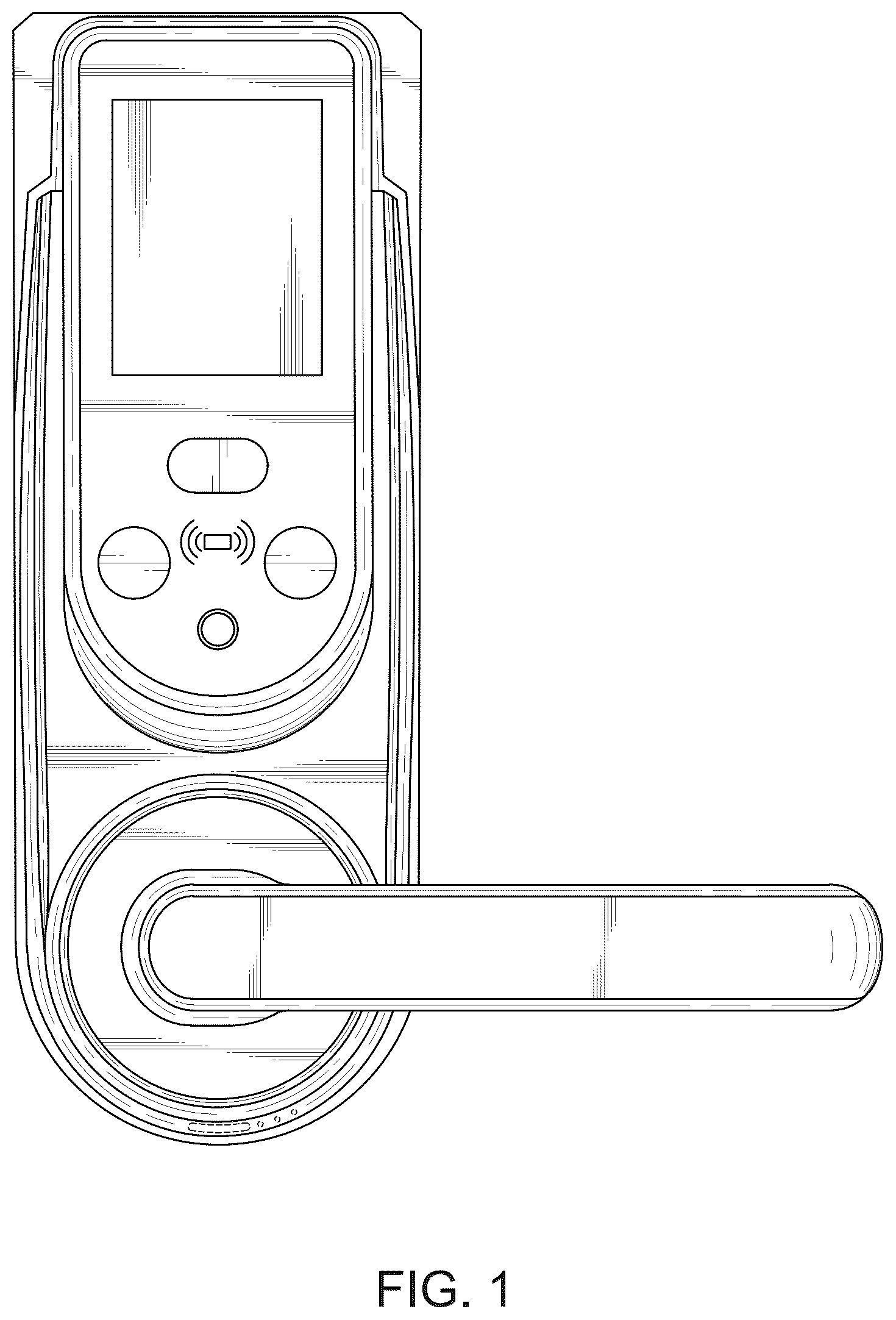 Patent USD1100622 — Intelligent lock set — Figure 1