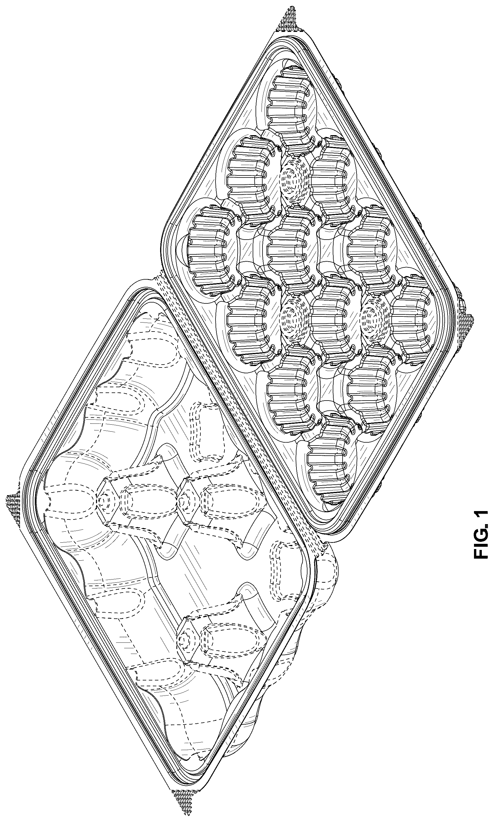 Patent USD1100681 Figure 1 – Container