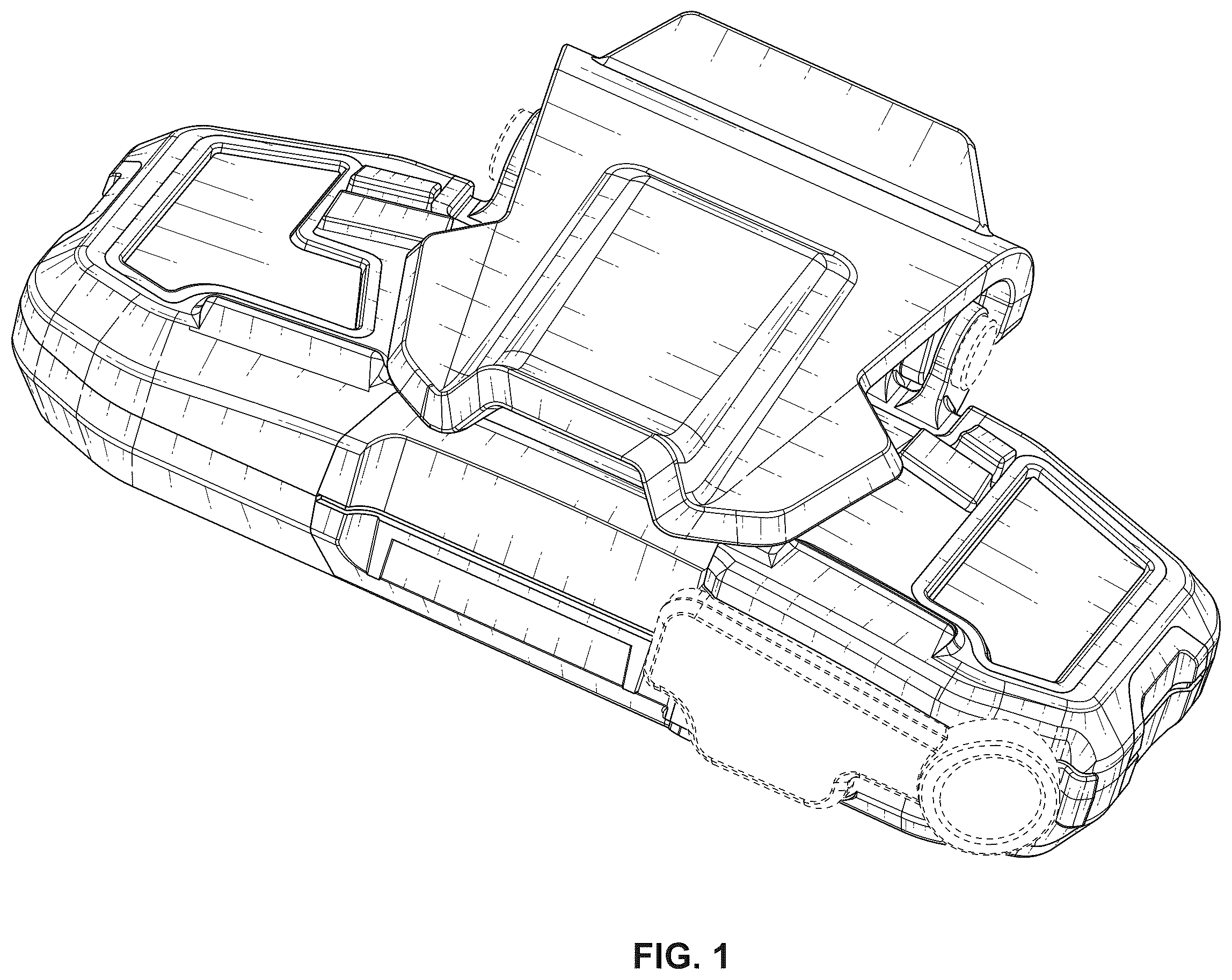 Patent USD1100692 — Wearable electric field detector — Figure 1