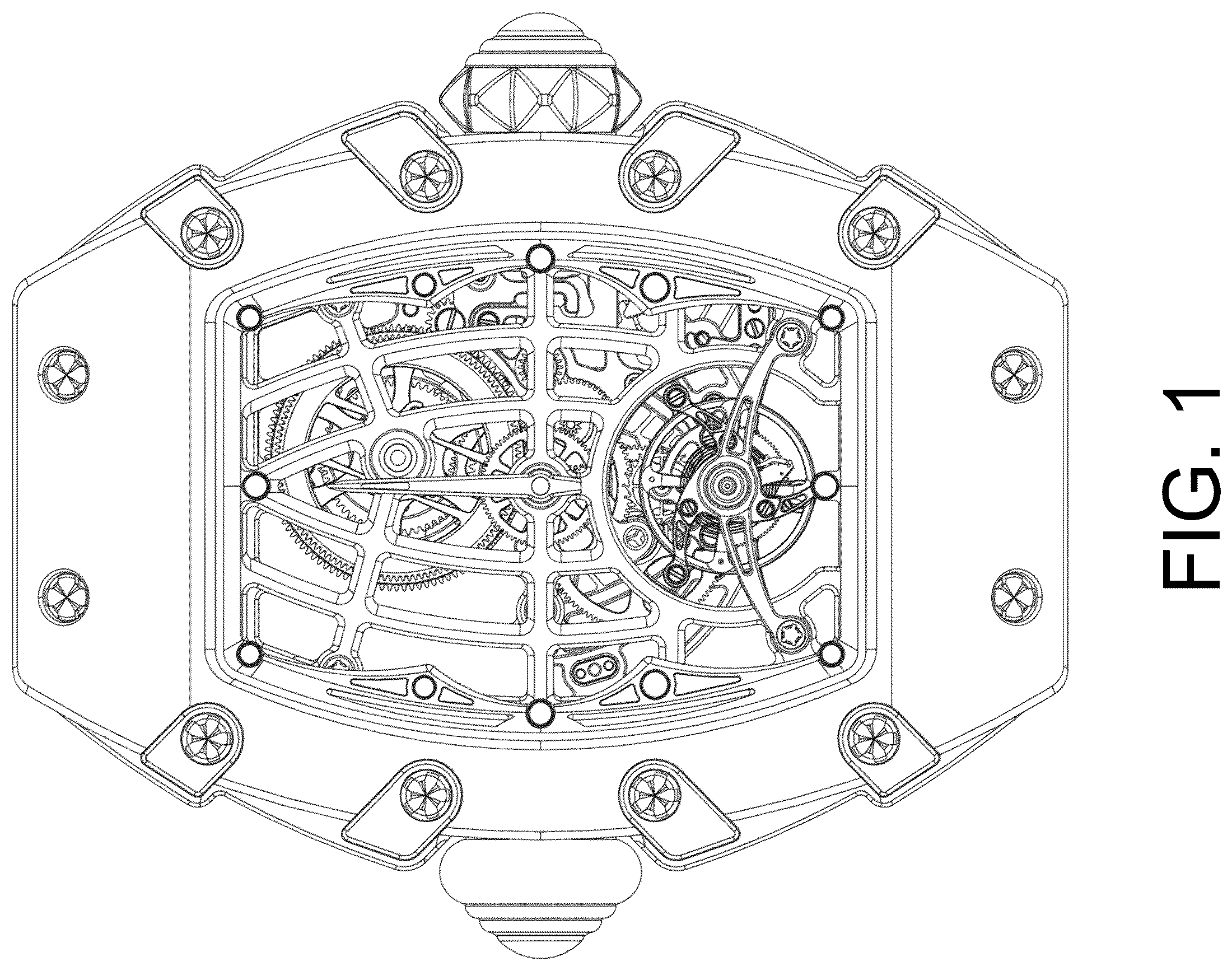 Patent USD1100709 Figure 1 – Watch