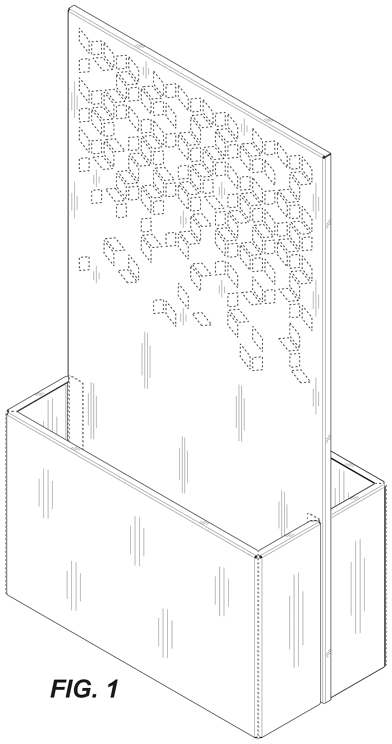 Patent USD1100728 — Double-sided planter — Figure 1