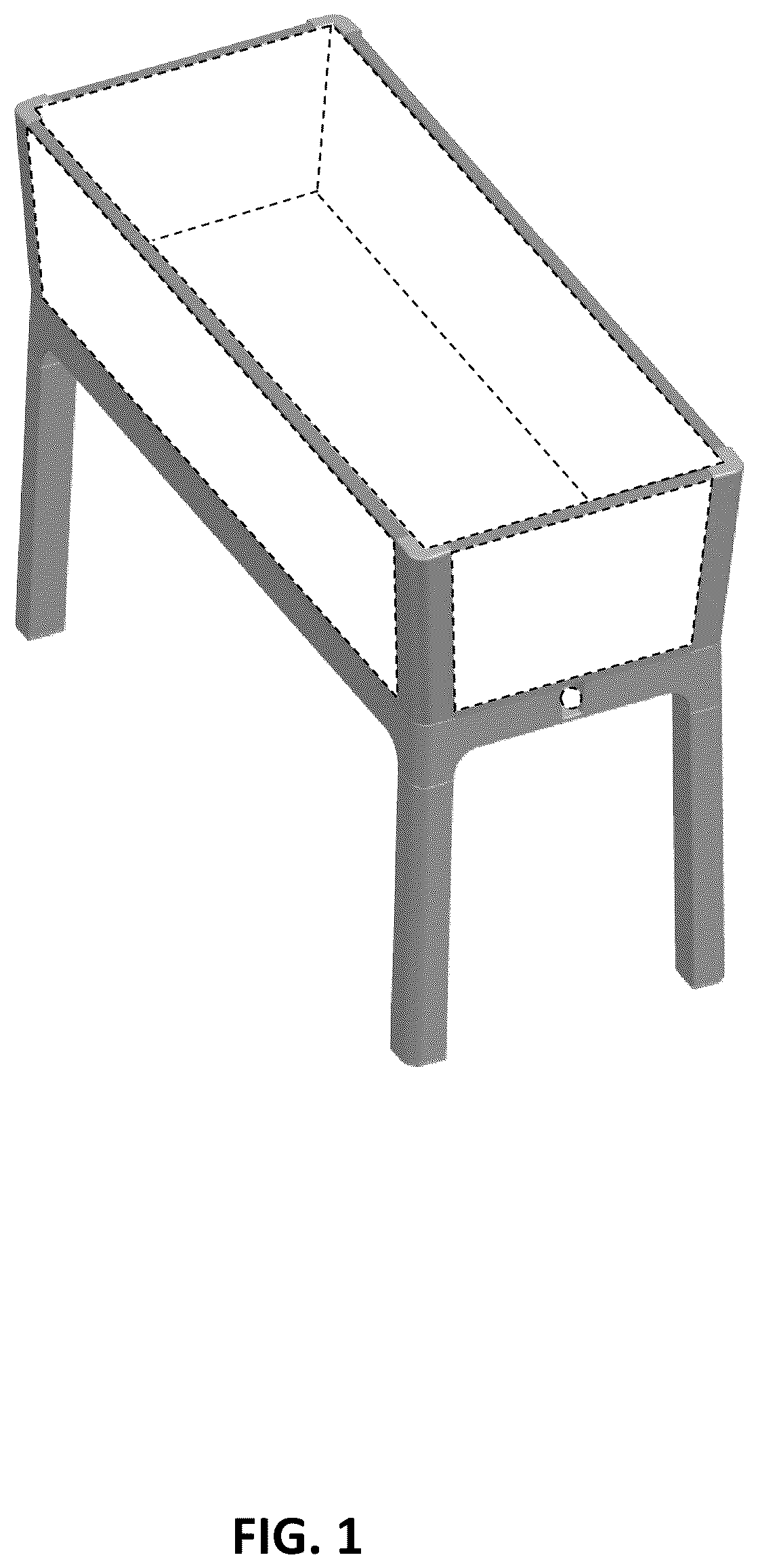 Patent USD1100730 — Flower box — Figure 1