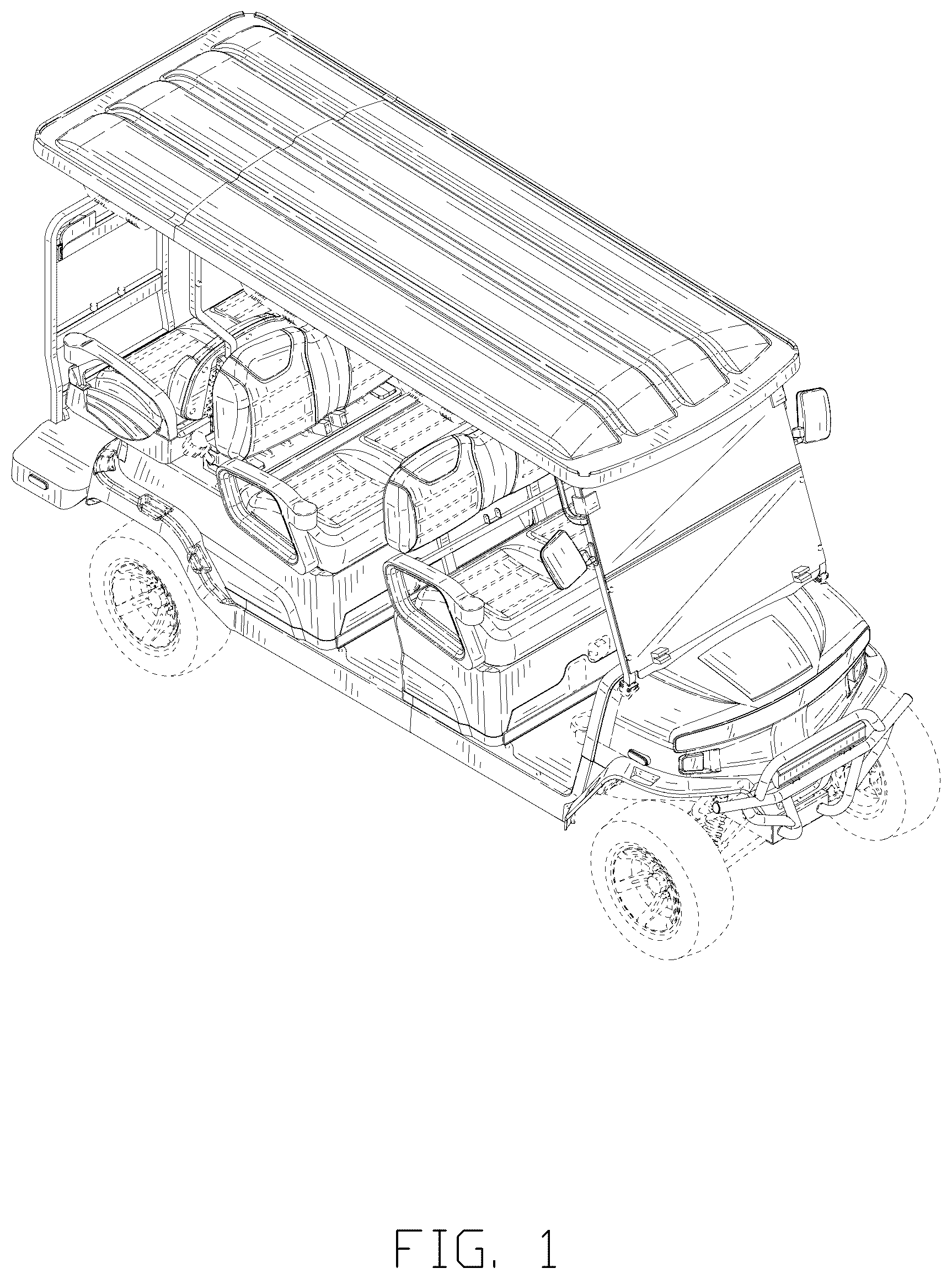 Patent USD1100742 — Golf cart — Figure 1