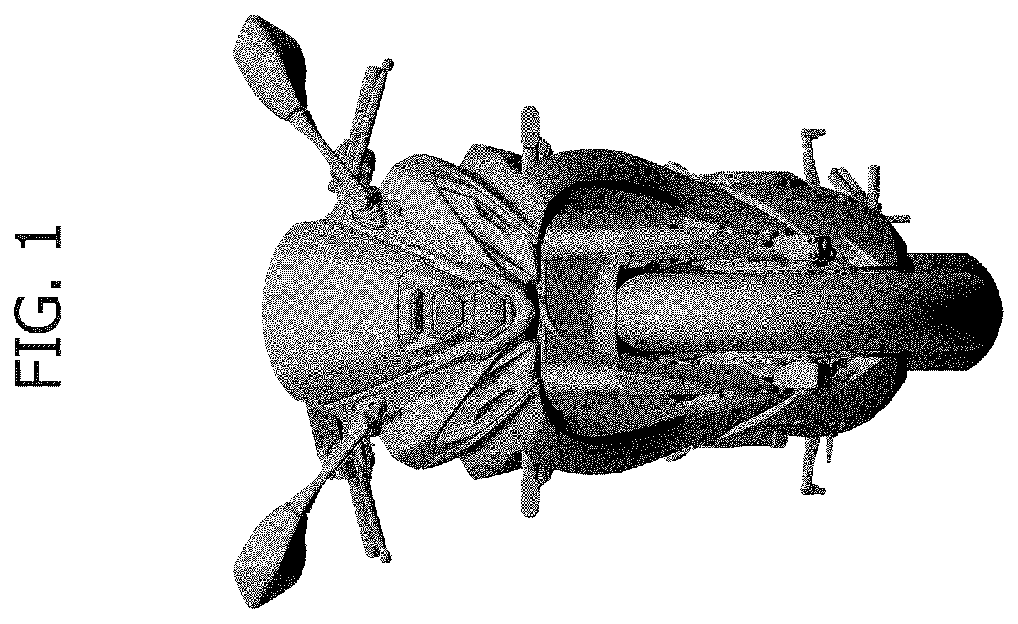Patent USD1100750 Figure 1 – Motorcycle