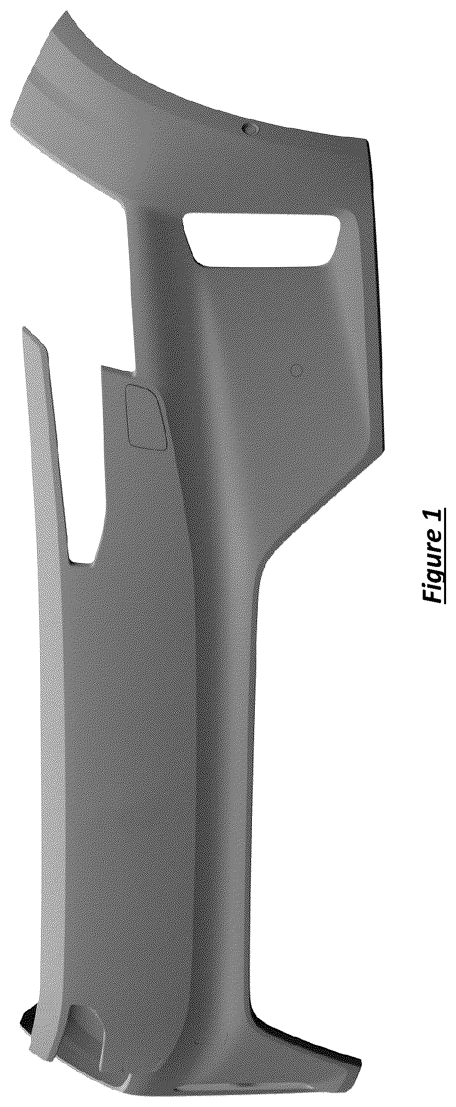 Patent USD1100756 Figure 1 – Front bumper