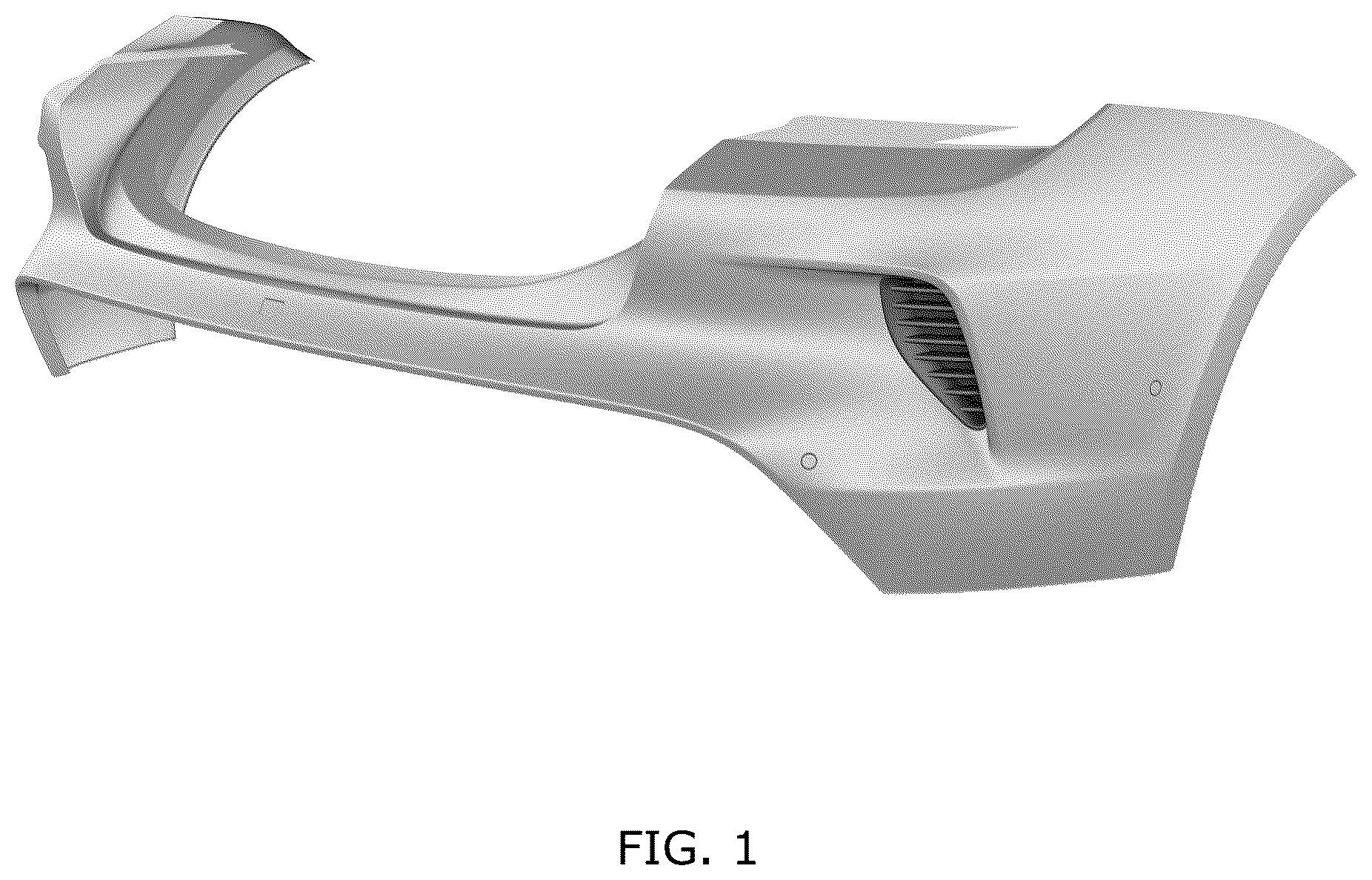 Patent USD1100764 — Rear bumper for a vehicle — Figure 1