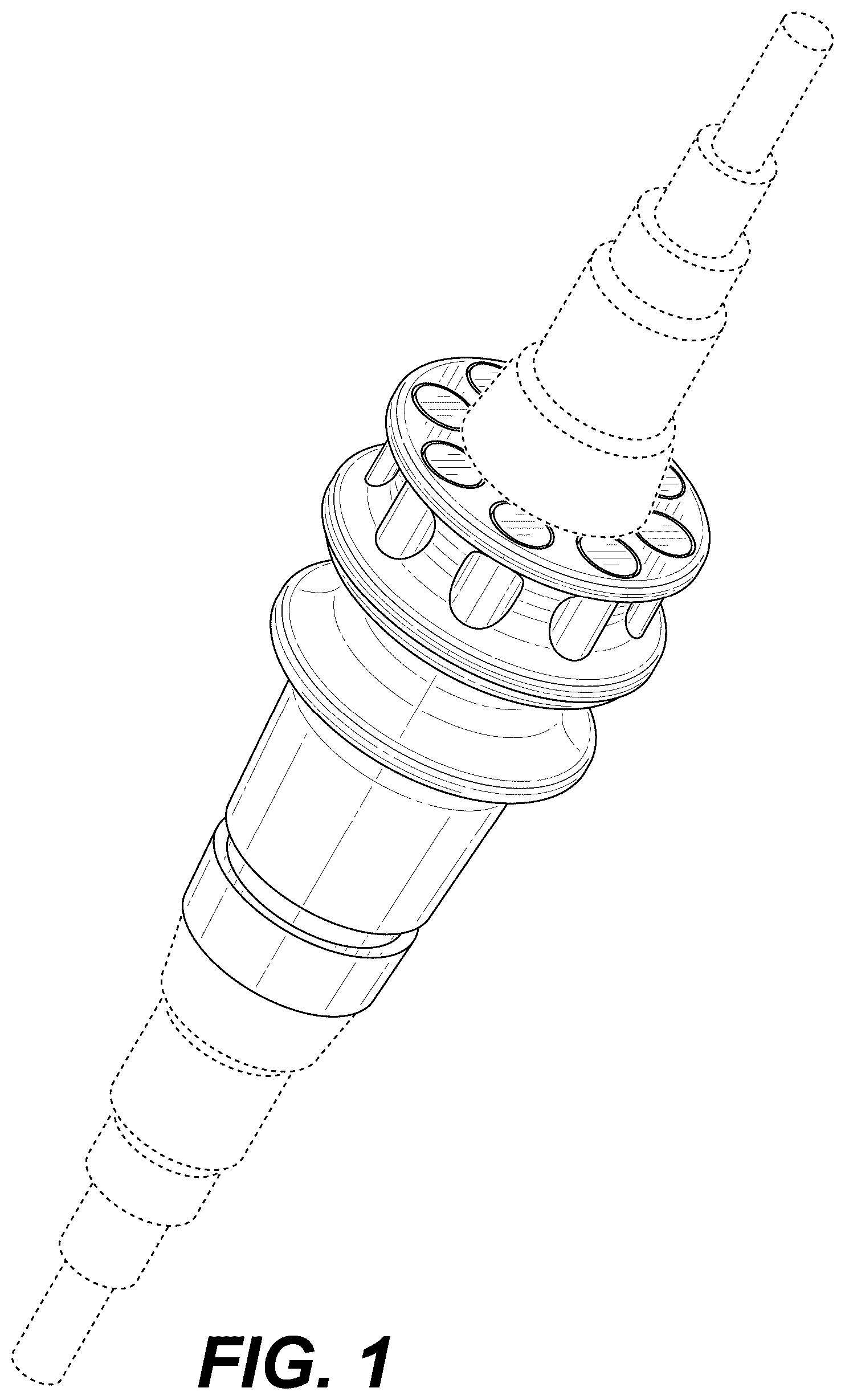 Patent USD1100835 Figure 1 – Set of connectors