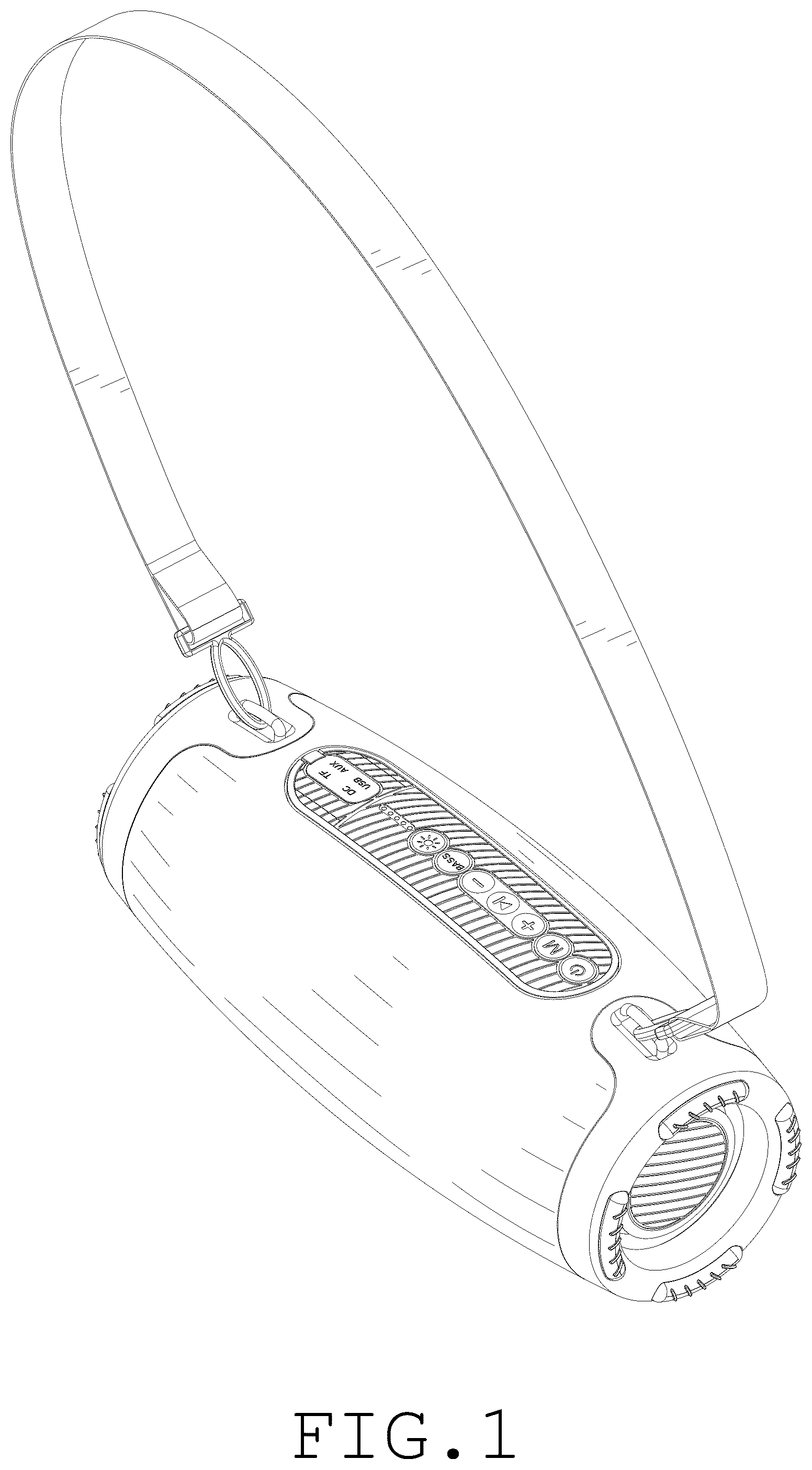Patent USD1100877 — Wireless speaker — Figure 1