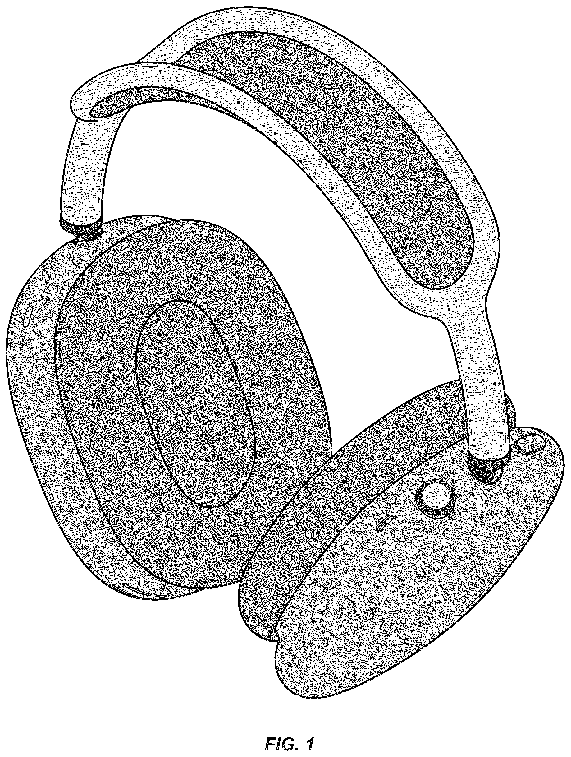 Patent USD1100879 Figure 1 – Headphones
