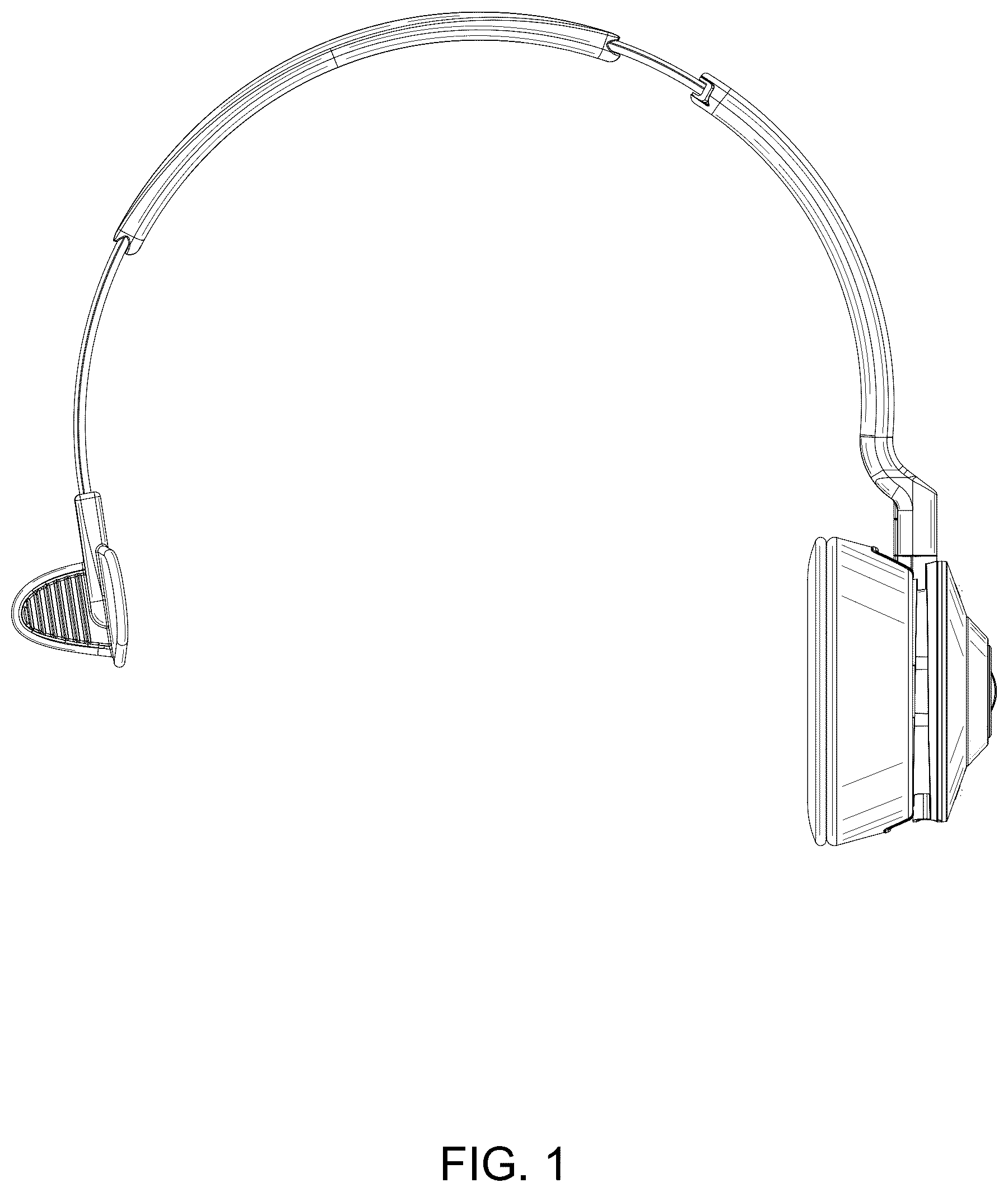 Patent USD1100882 — Headset for wireless telephone — Figure 1