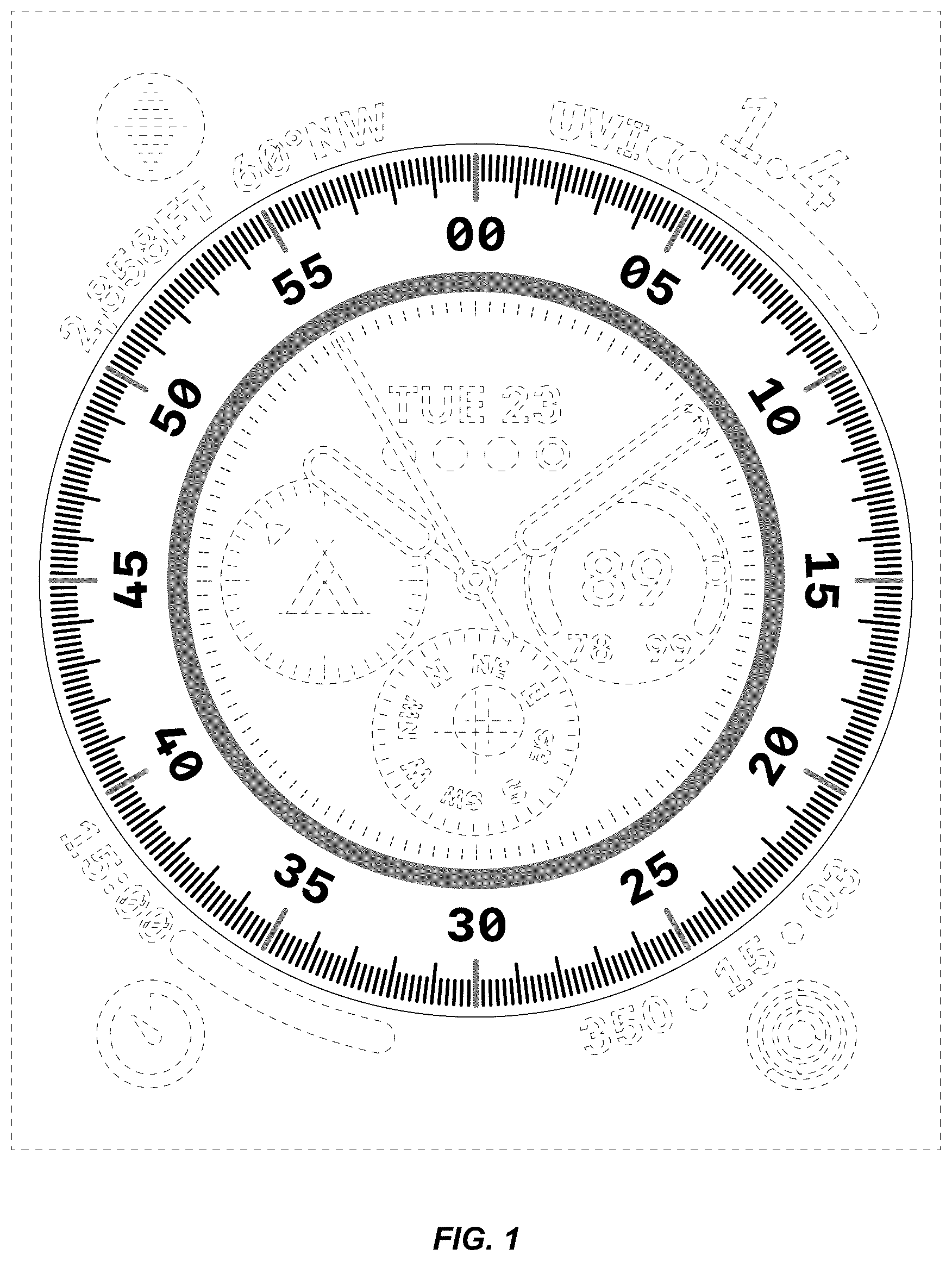 Patent USD1100934 — Display screen or portion thereof with graphical user interface — Figure 1