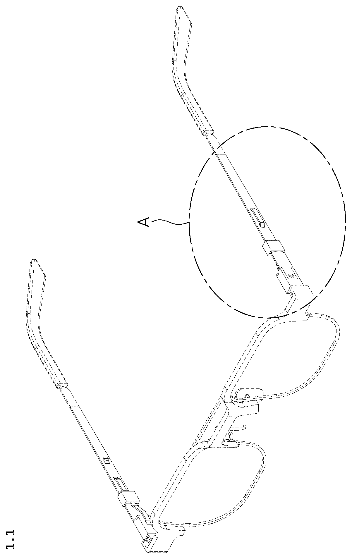 Patent USD1101022 Figure 1 – Spectacles