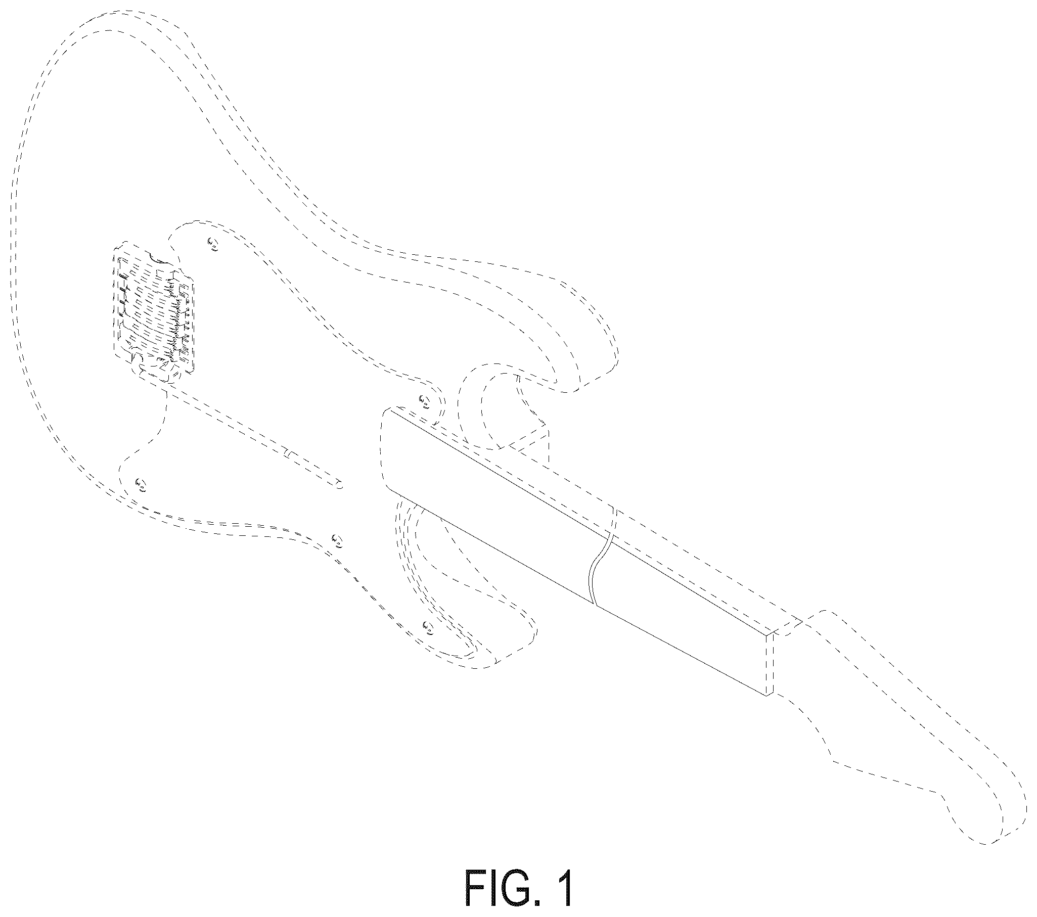 Patent USD1101024 — Guitar with tremolo — Figure 1