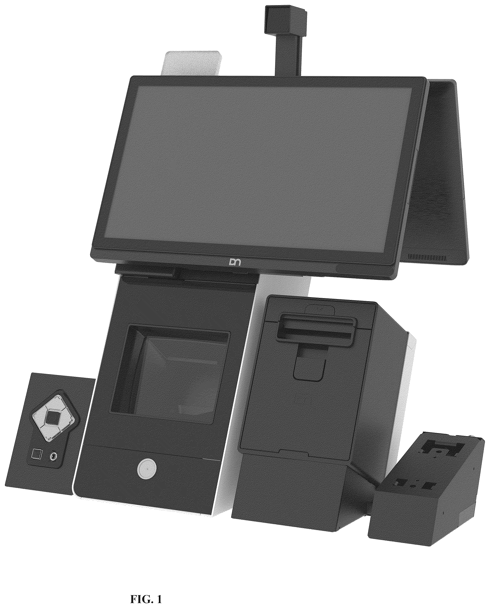 Patent USD1101026 — Self-service payment terminal — Figure 1