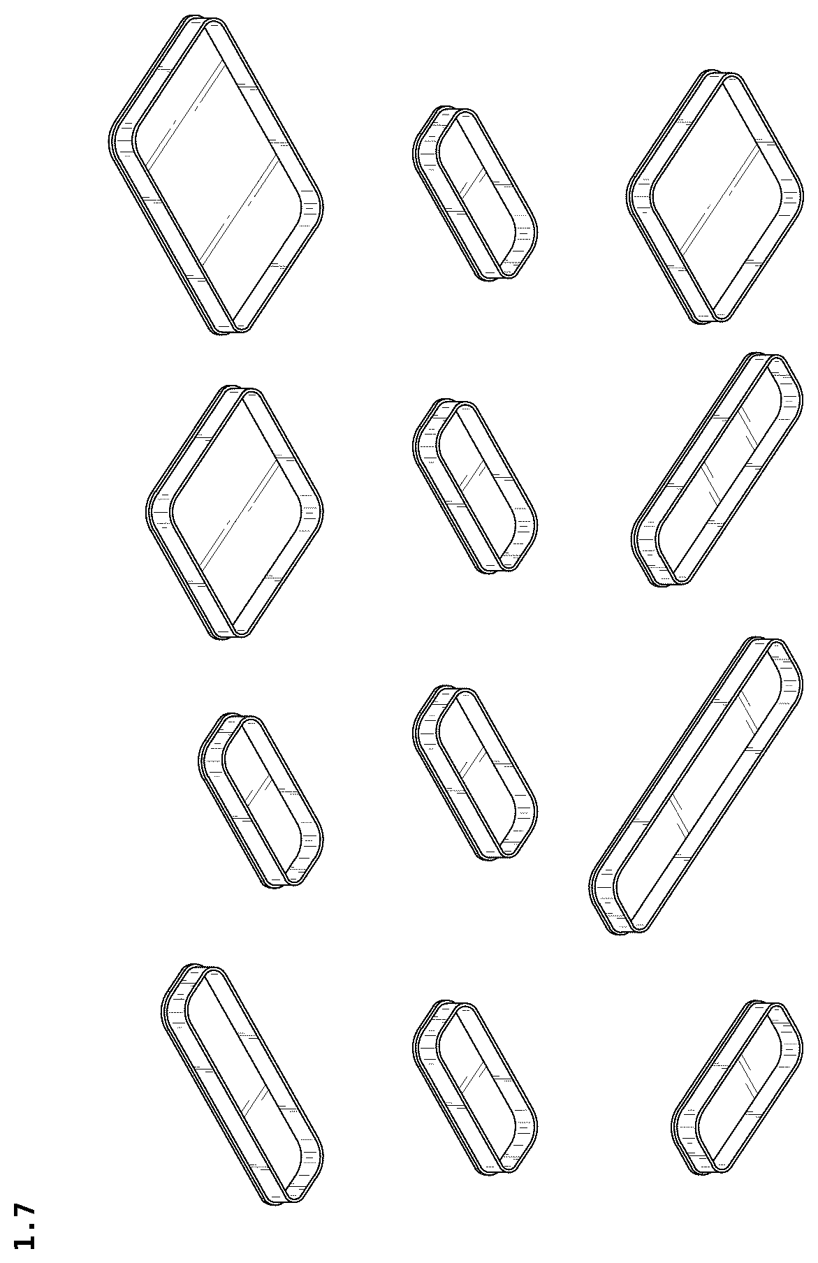 Patent USD1101049 Figure 7 – Combined game board with set of game pieces