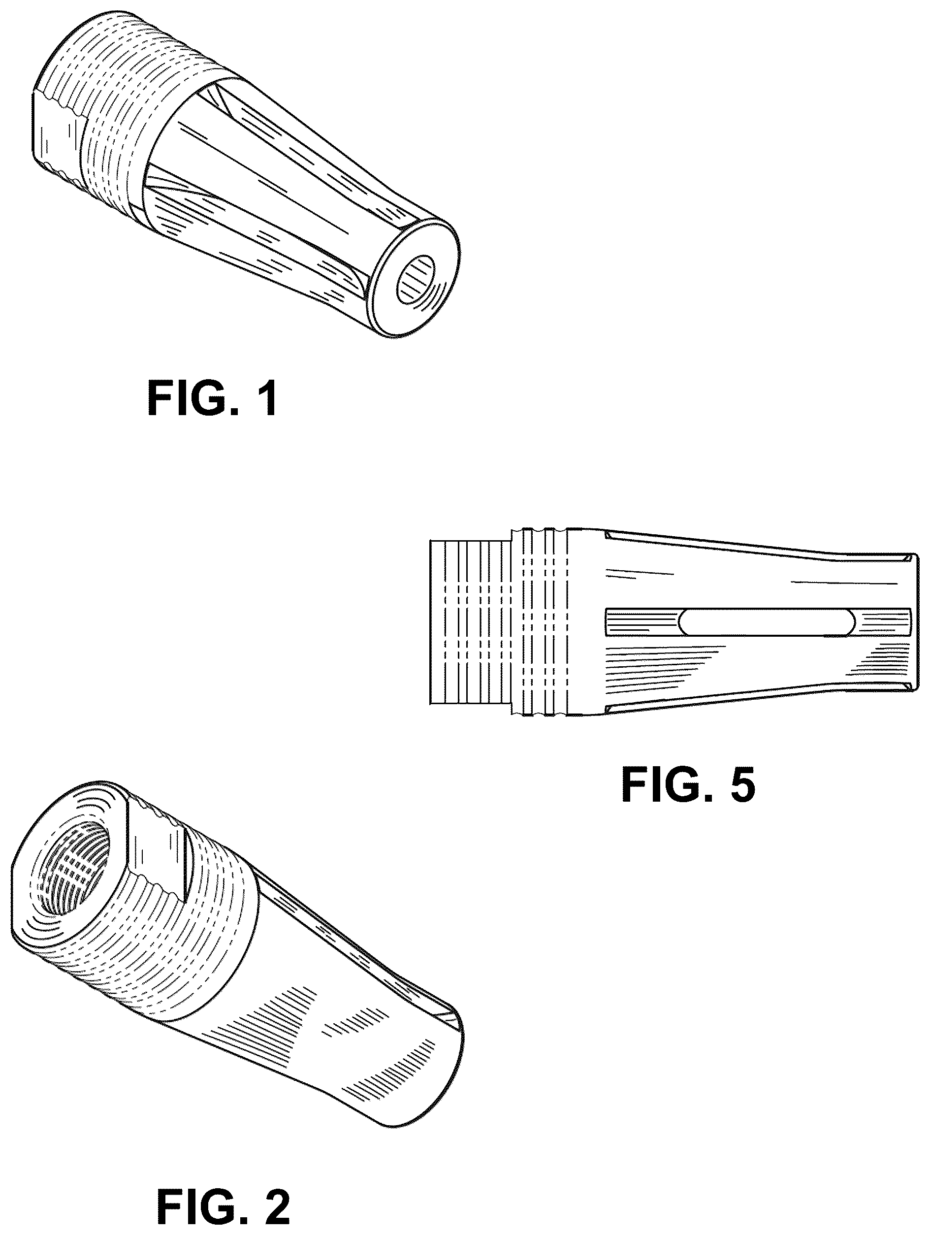 Patent USD1101090 — Muzzle device — Figure 1