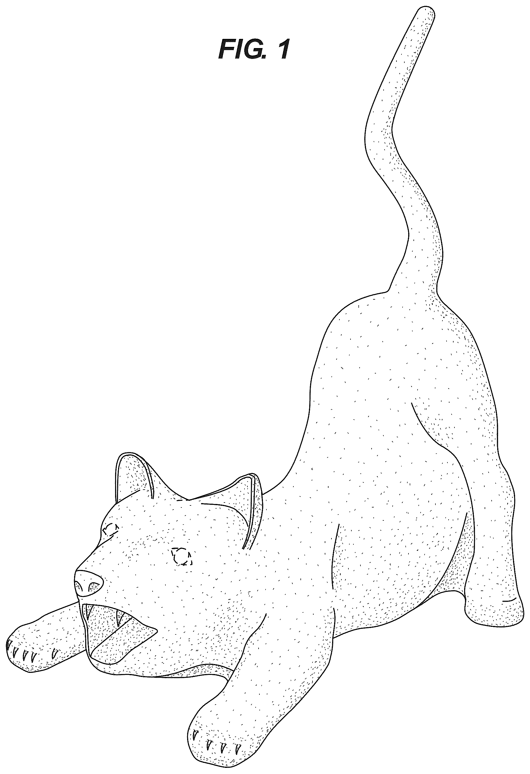 Patent USD1101095 — Cat-shaped mousetrap — Figure 1