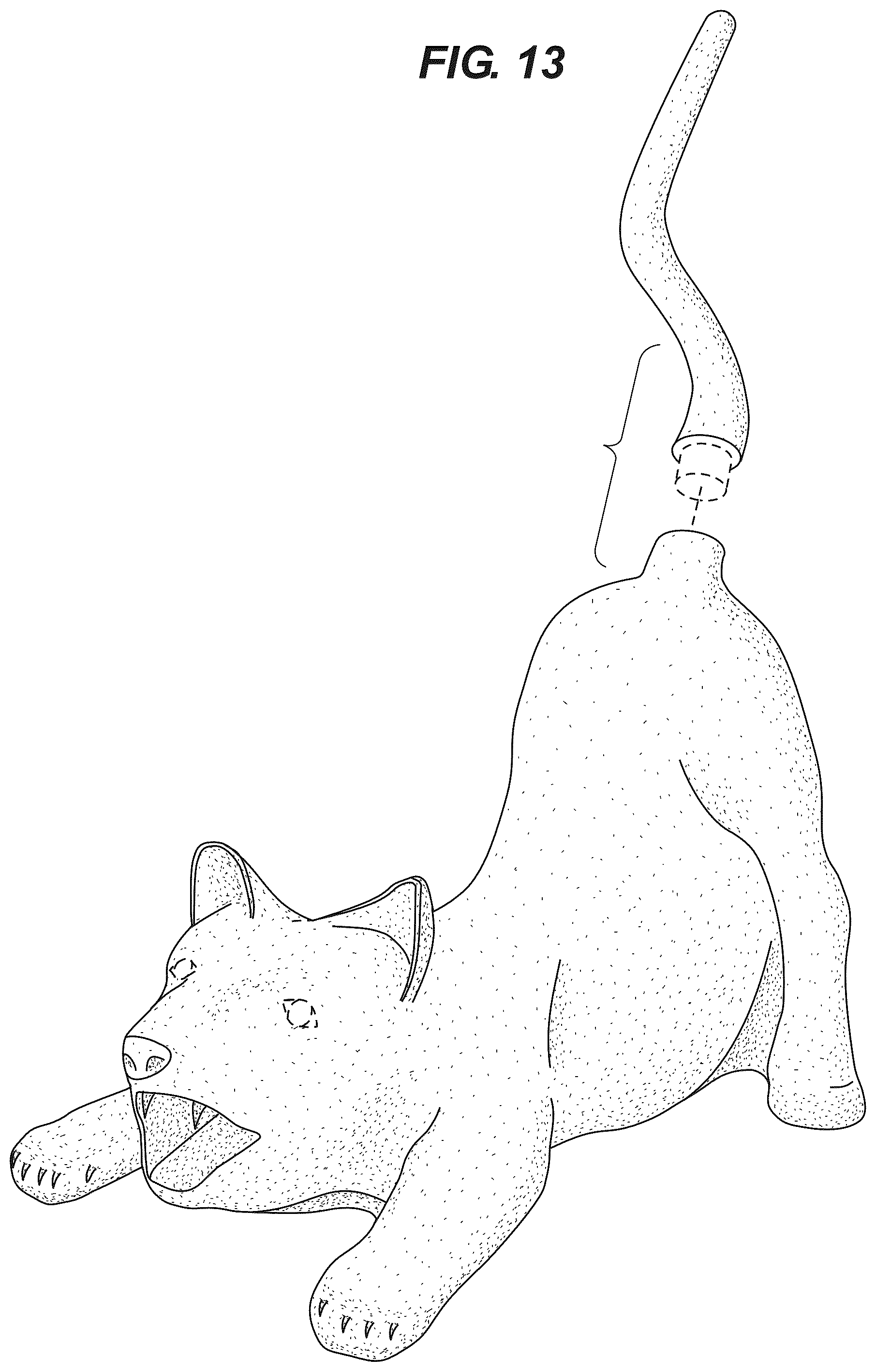 Patent USD1101095 Figure 13 – Cat-shaped mousetrap