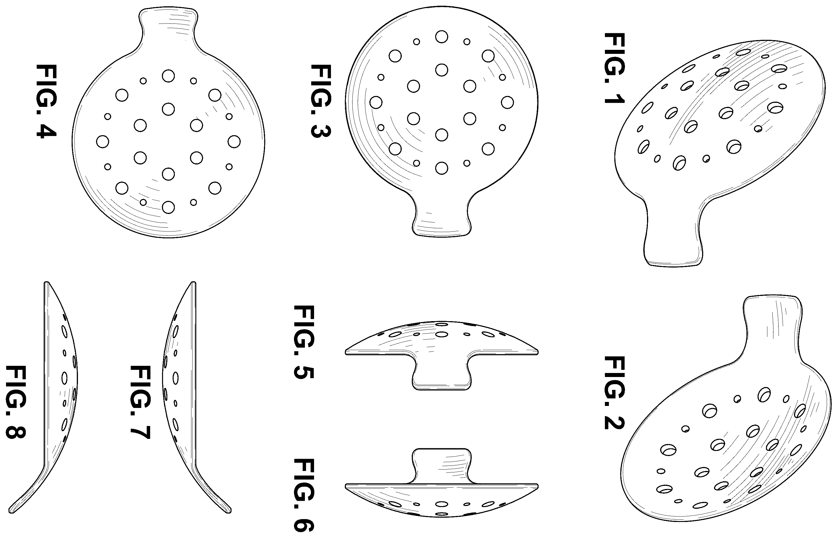 Patent USD1101140 Figure 1 – Single eye shield