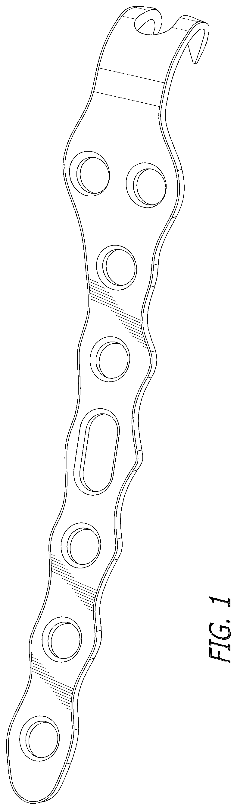 Patent USD1101150 Figure 1 – Bone hook plate