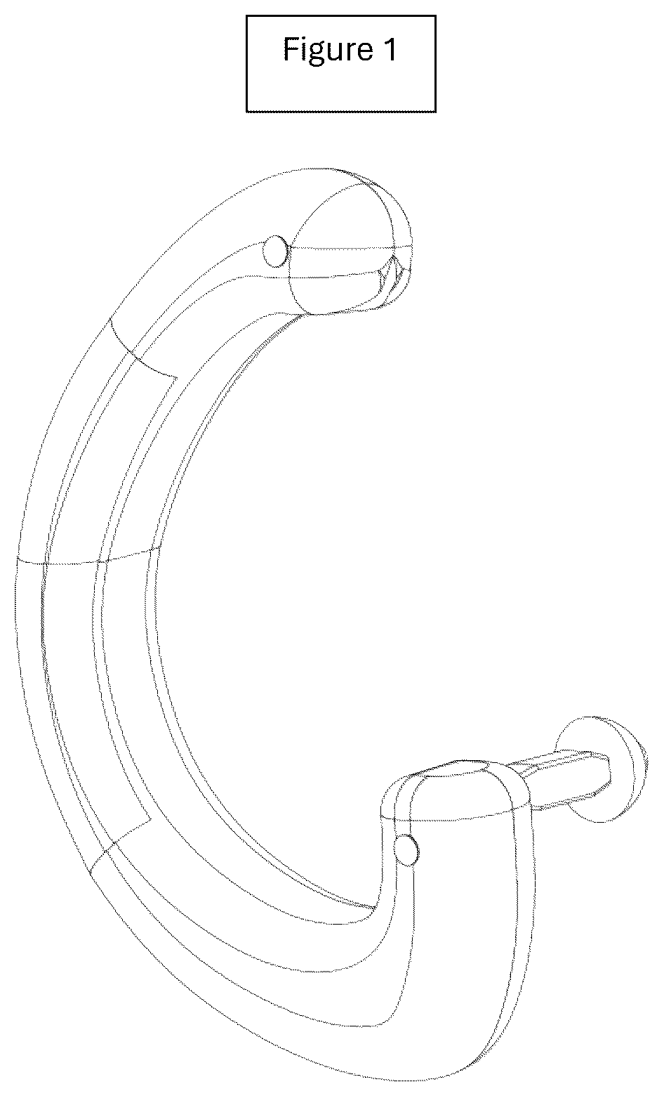 Patent USD1101159 — Hearing aid for the deaf — Figure 1