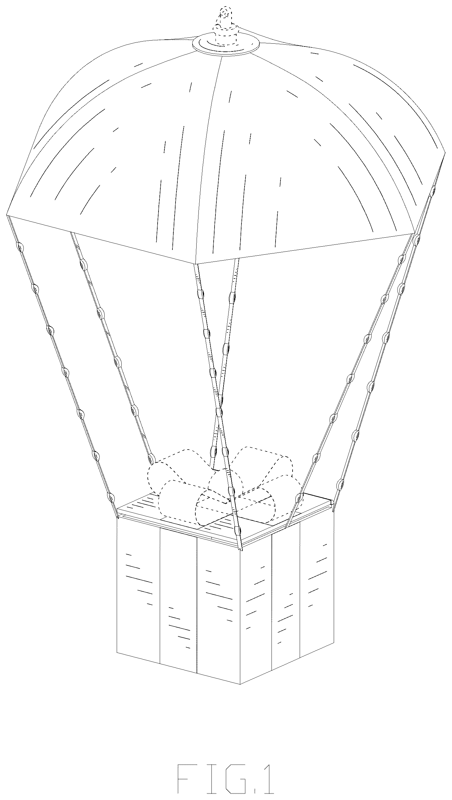 Patent USD1101221 Figure 1 – Lamp