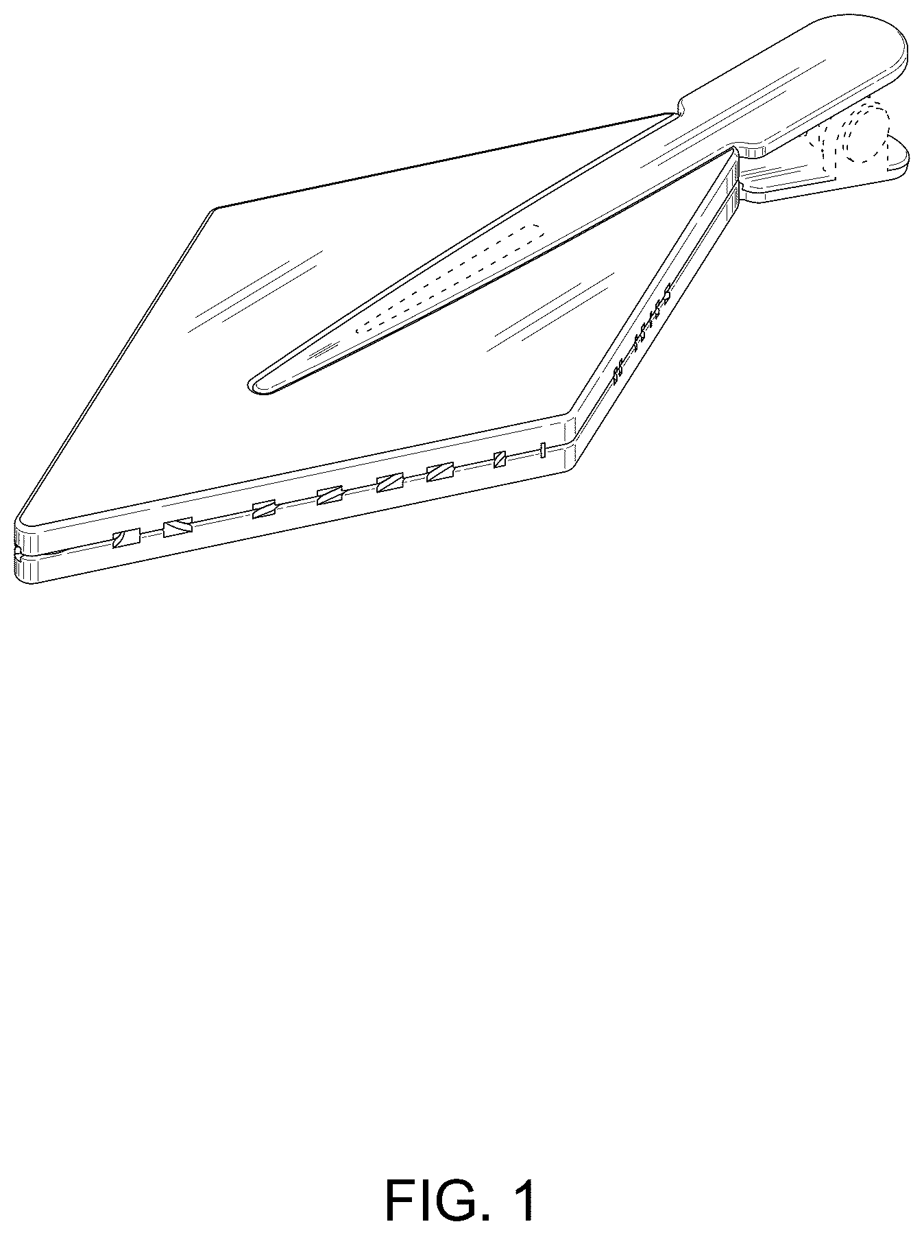 Patent USD1101264 Figure 1 – Gentle hair clip