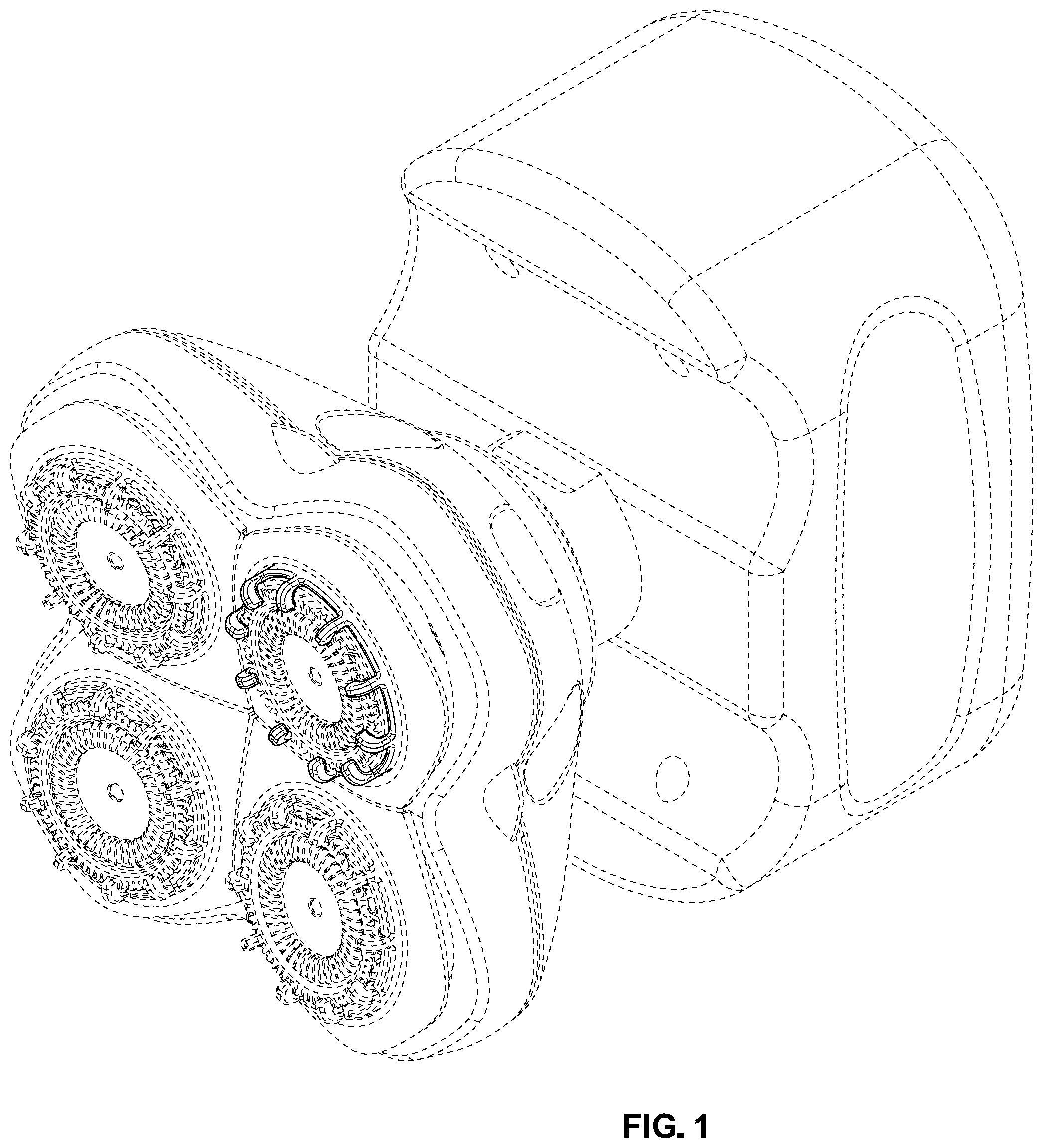 Patent USD1101270 Figure 1 – Electric shaver head