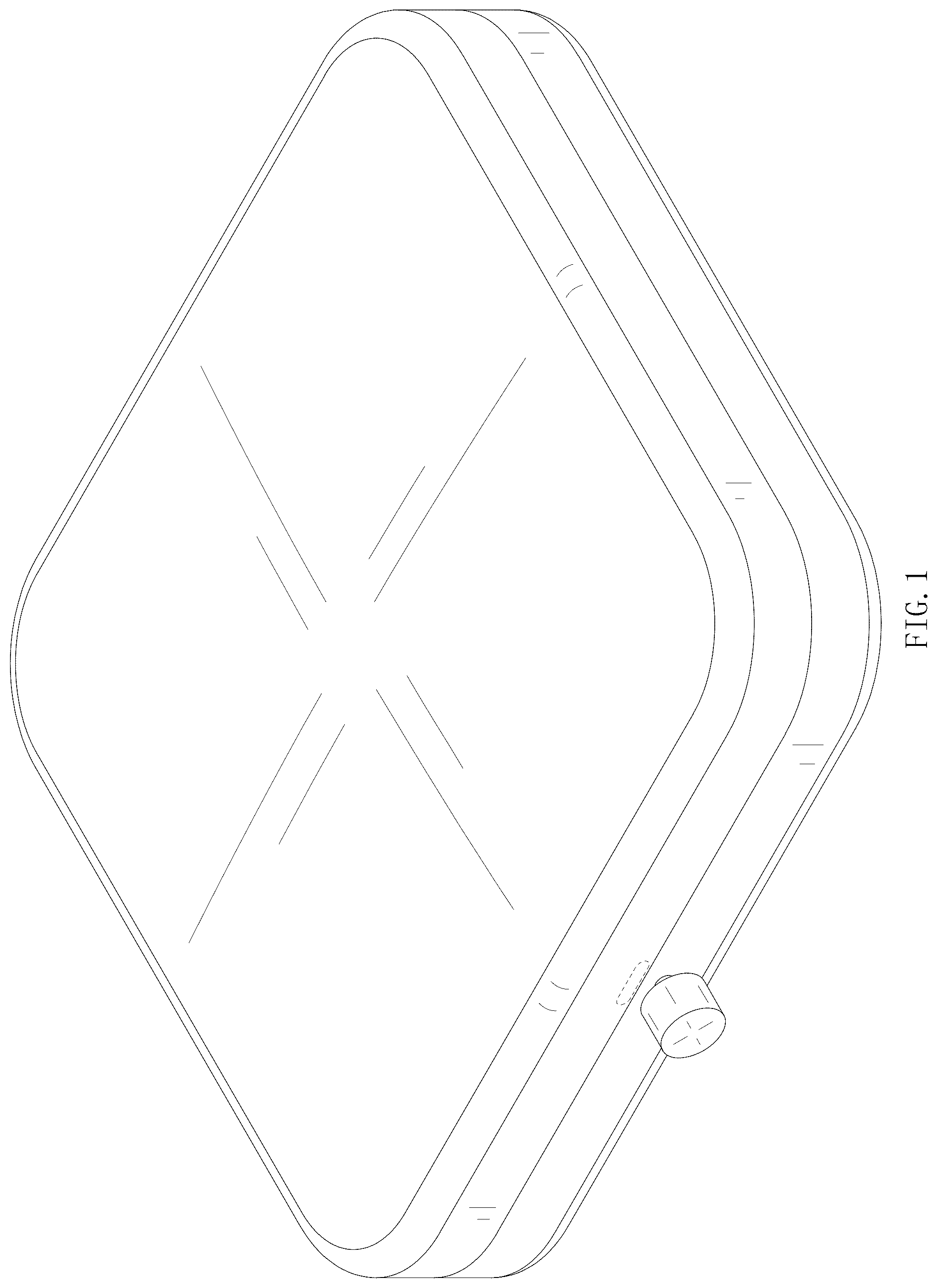 Patent USD1101275 Figure 1 – Mirror