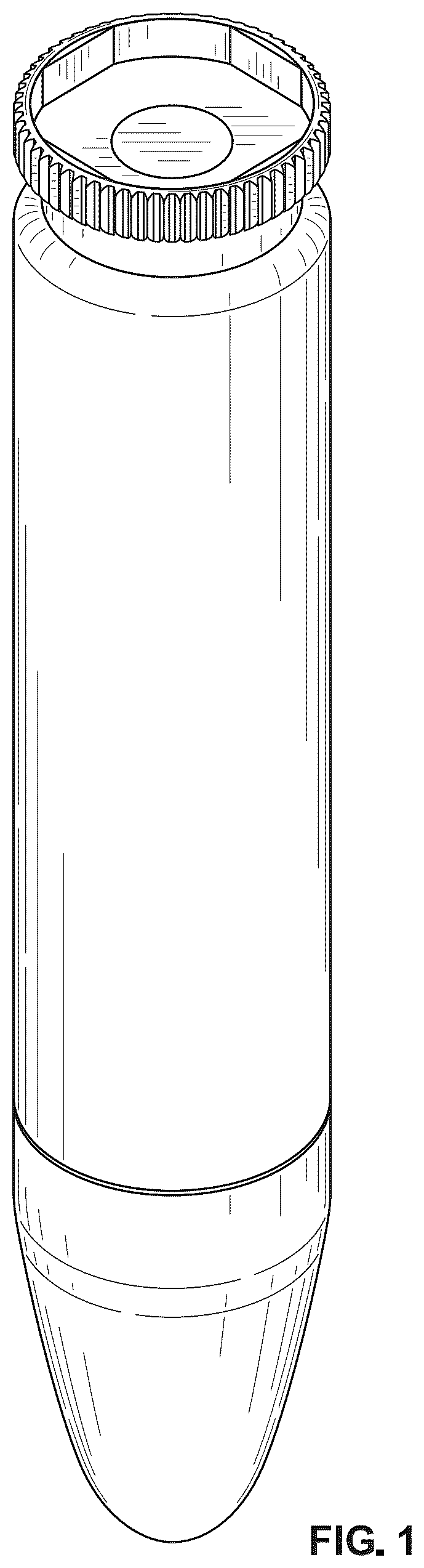 Patent USD1101278 — Bullet-shaped cosmetic applicator housing — Figure 1