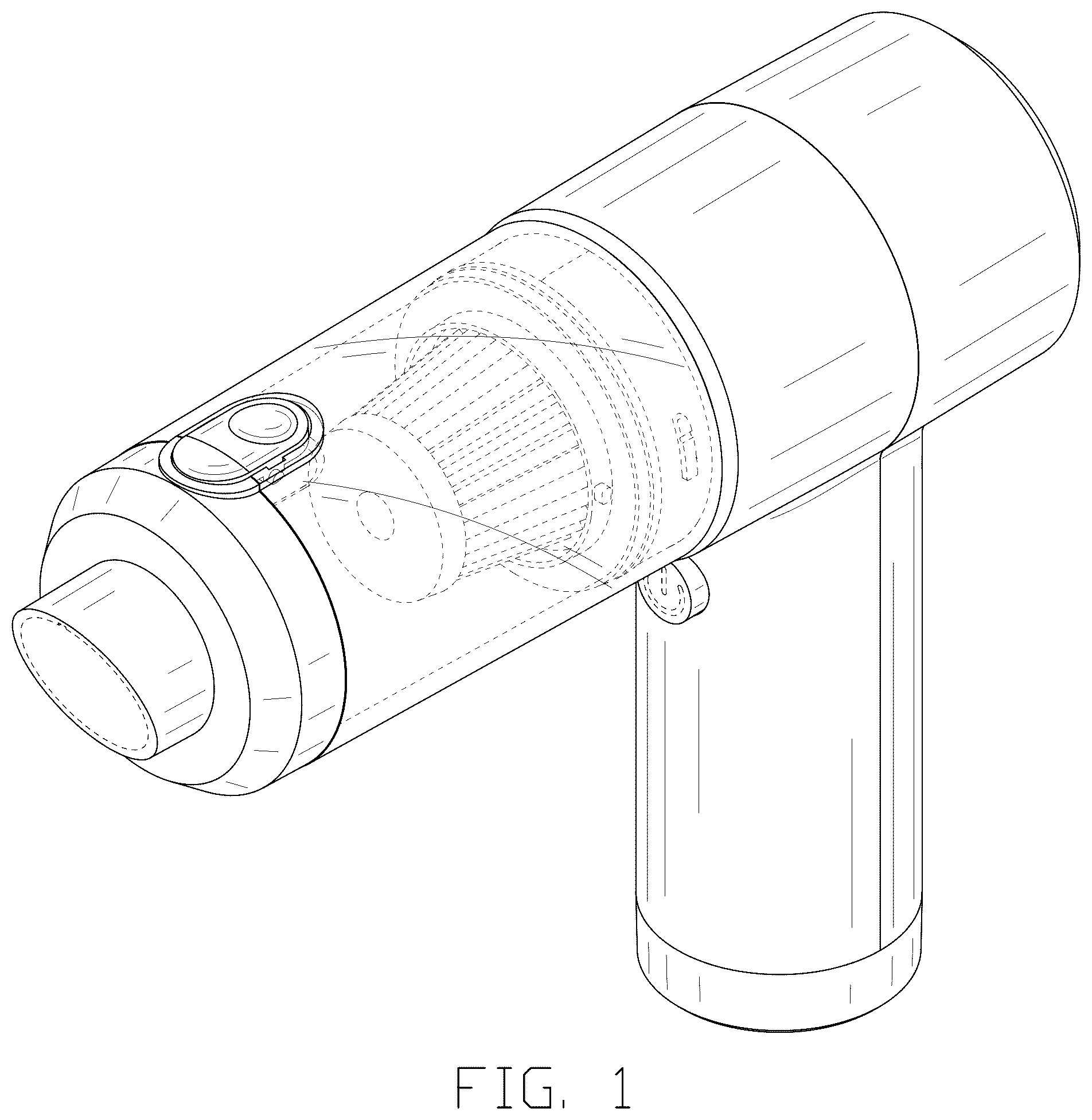 Patent USD1101321 Figure 1 – Vacuum cleaner