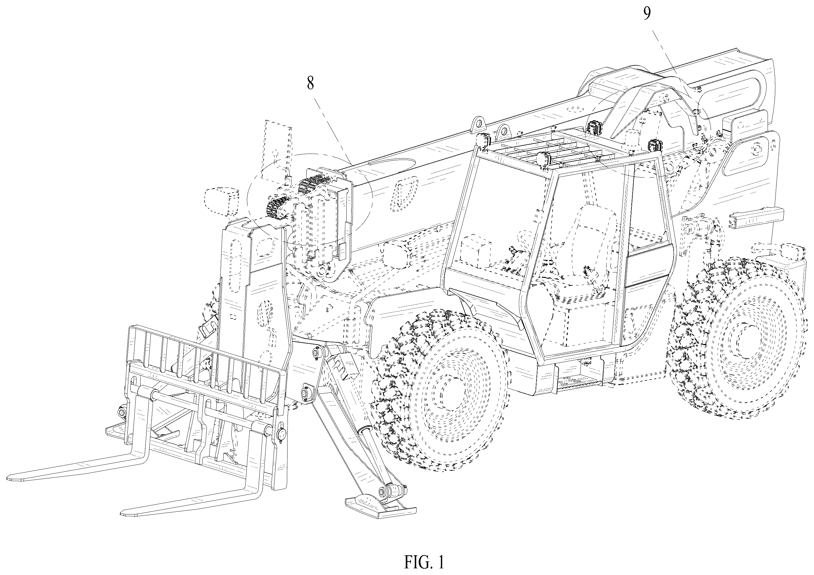 Patent USD1101346 — Forklift — Figure 1