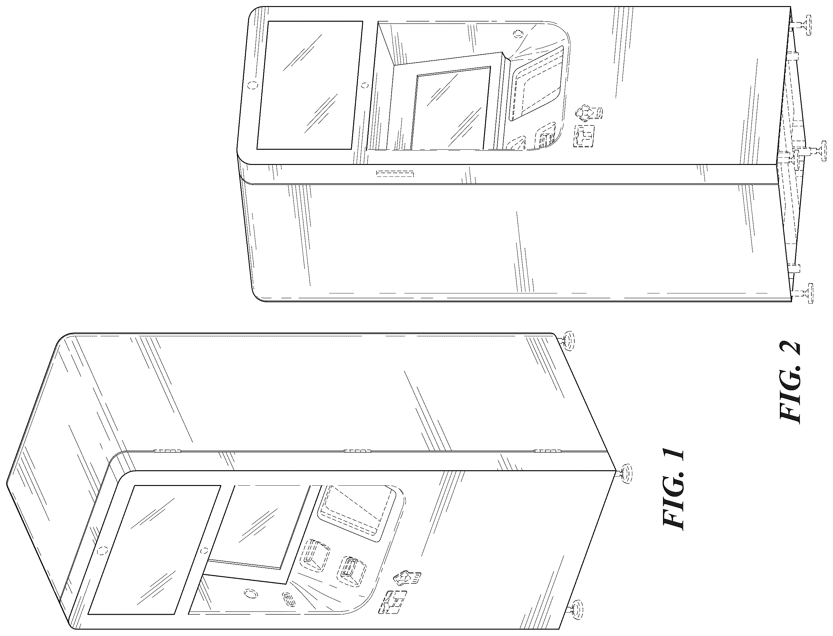 Patent USD1101350 — Kiosk for processing electronic devices — Figure 1