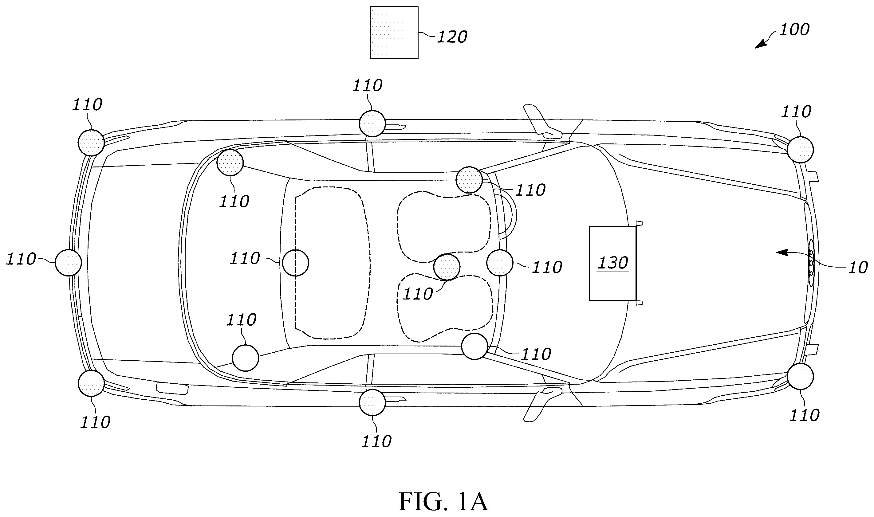 Patent US12541017 — In-vehicle occupancy sensing via high-resolution ultra-wideband power delay profile — Figure 1