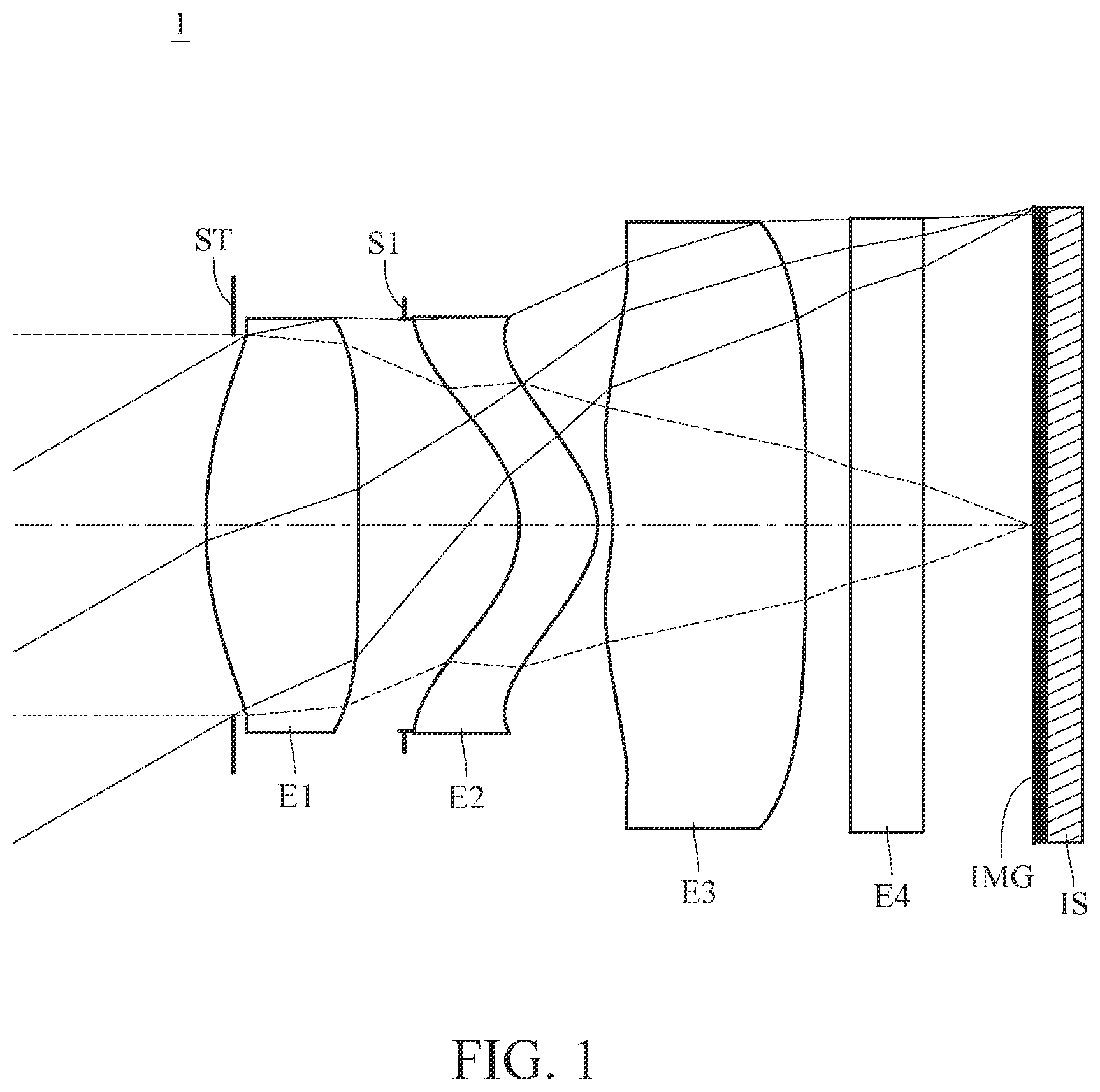 Patent US12541079 — Imaging lens assembly, image capturing unit and electronic device — Figure 1