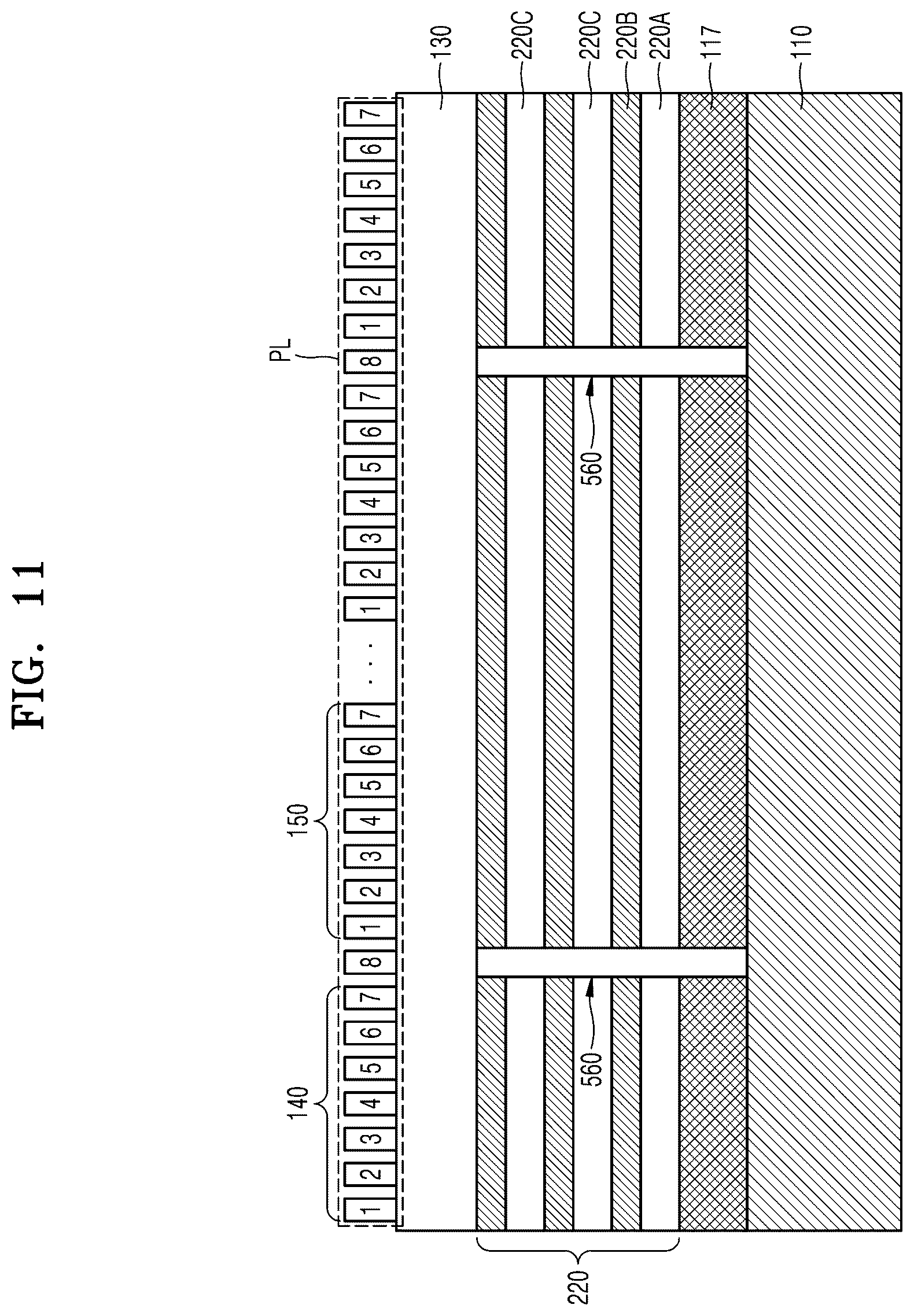 Patent US12541094 Figure 11 – Spatial light modulators, methods of driving and manufacturing the same, and apparatuses including the spatial light modulators