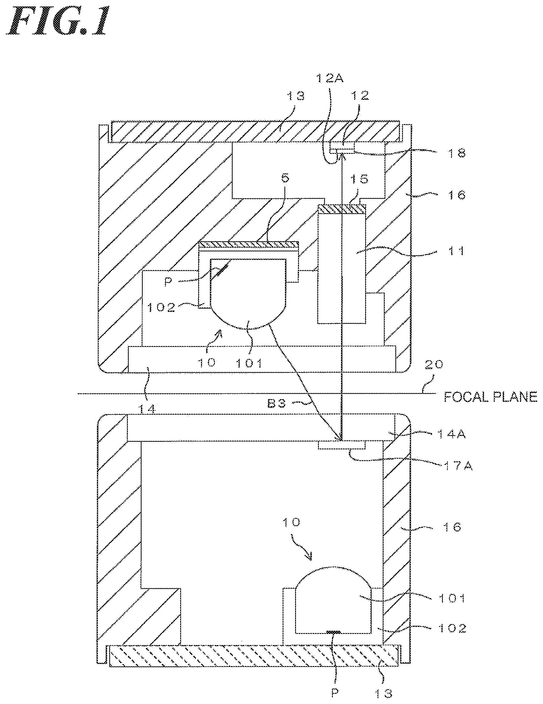 Patent US12541096 — Optical line sensor — Figure 1