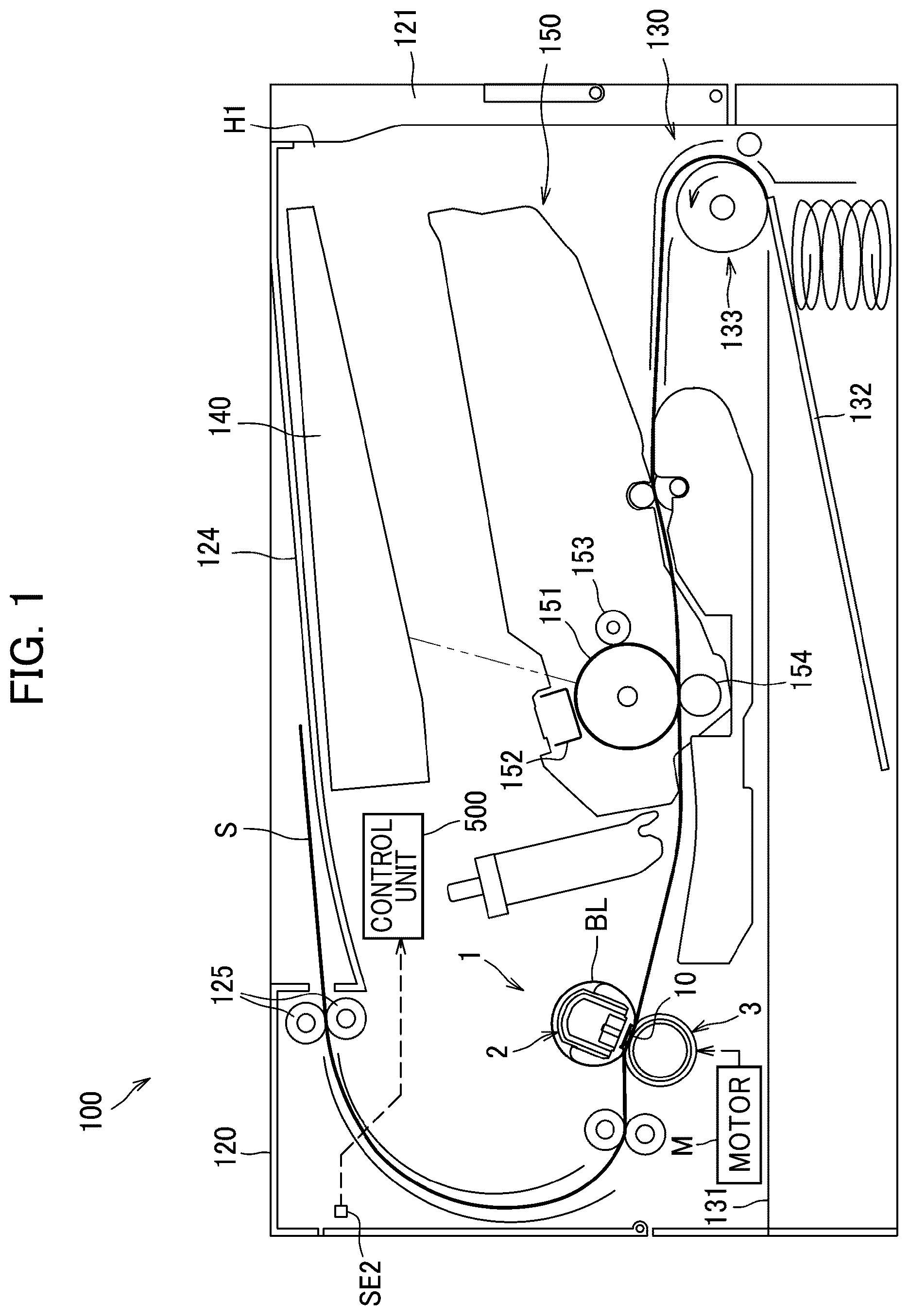 Patent US12541162 — Image forming apparatus including fixing device and controller for driving fixing device, including heating process to raise temperature of heating unit of fixing device — Figure 1
