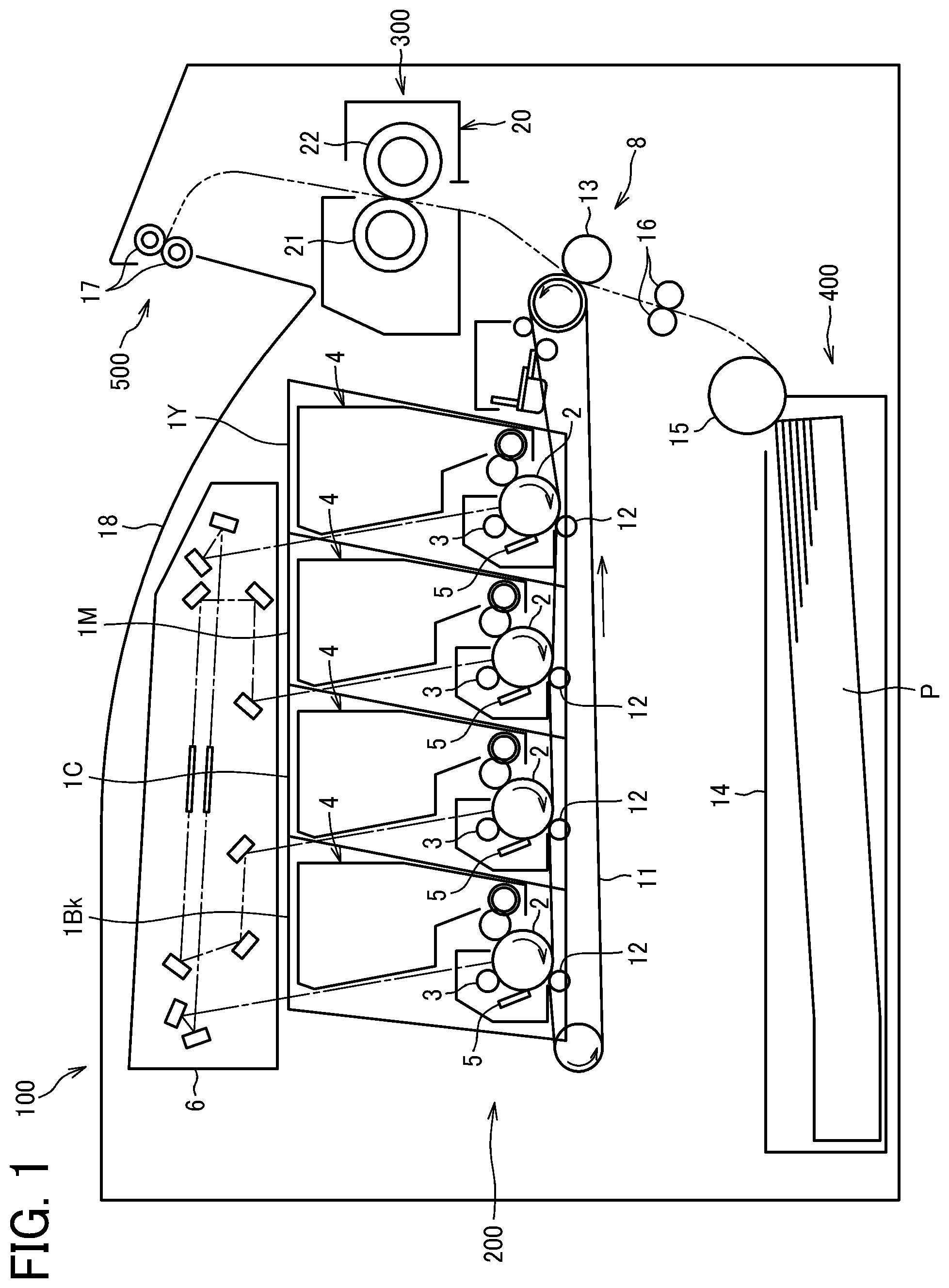 Patent US12541163 Figure 1 – Heating device, fixing device, and image forming apparatus