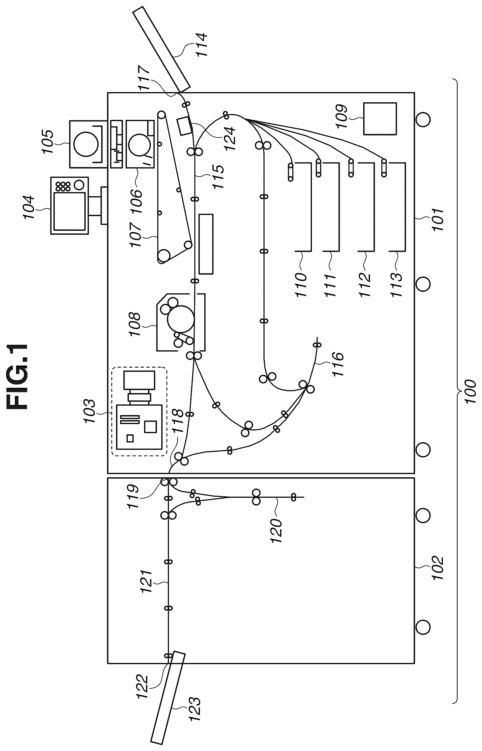 Patent US12541164 — Image forming apparatus, method for controlling image forming apparatus, and storage medium — Figure 1